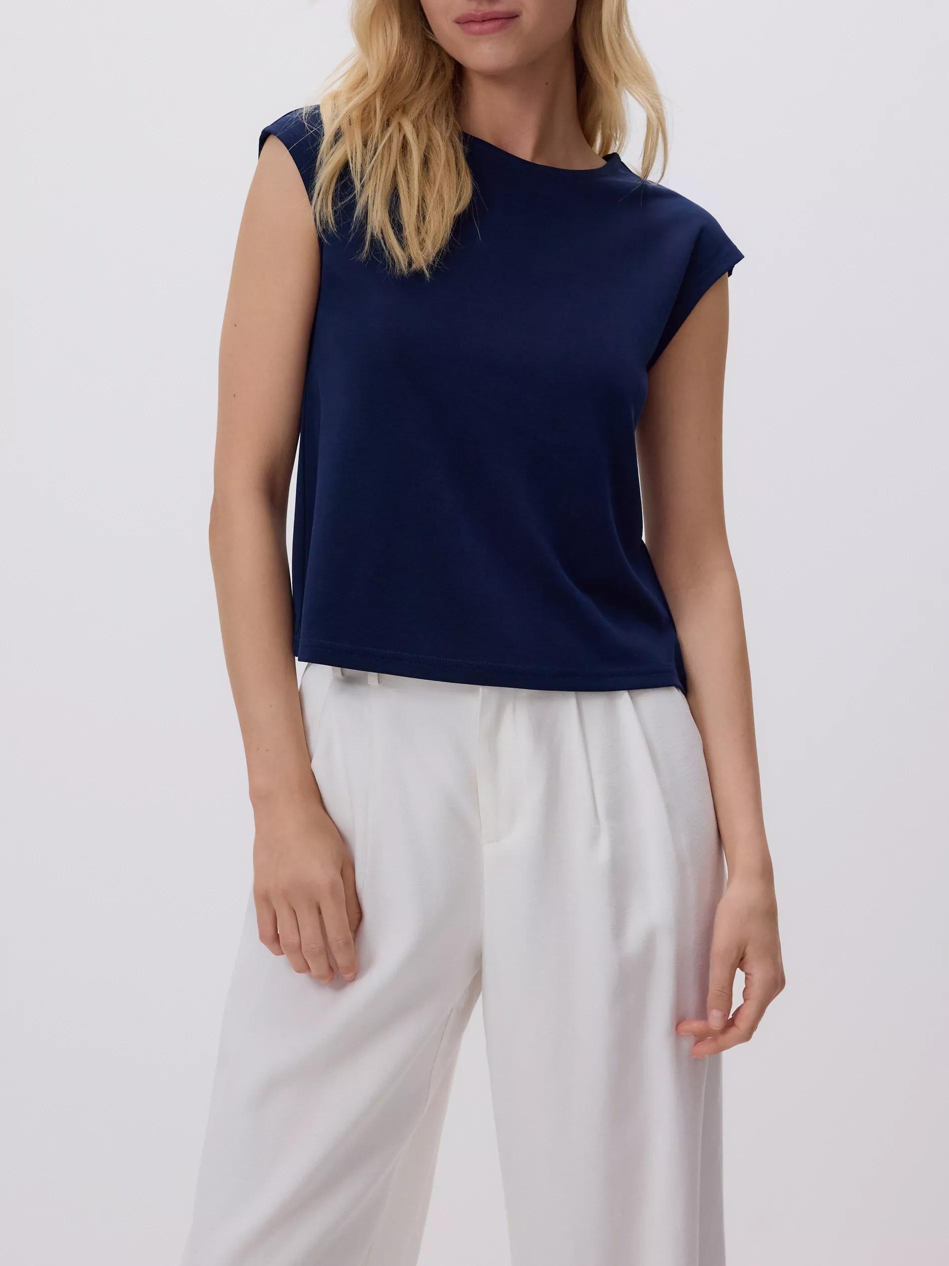 Navy Blouse, , large image number 1