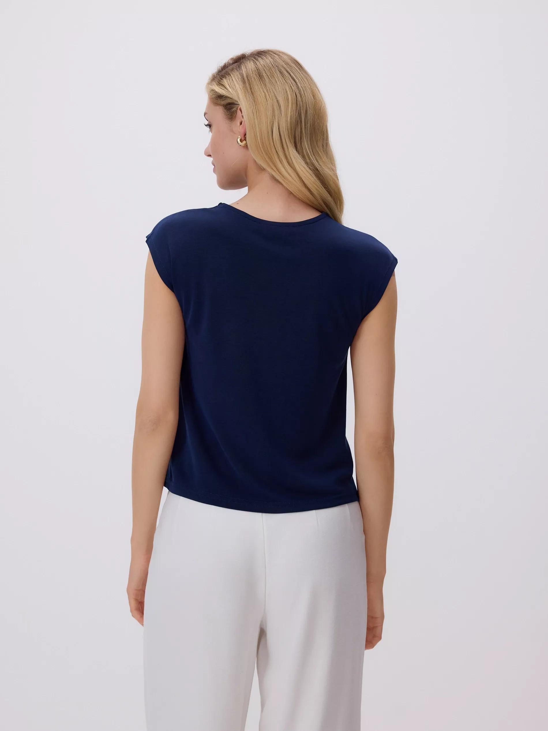 Navy Blouse, , large image number 3