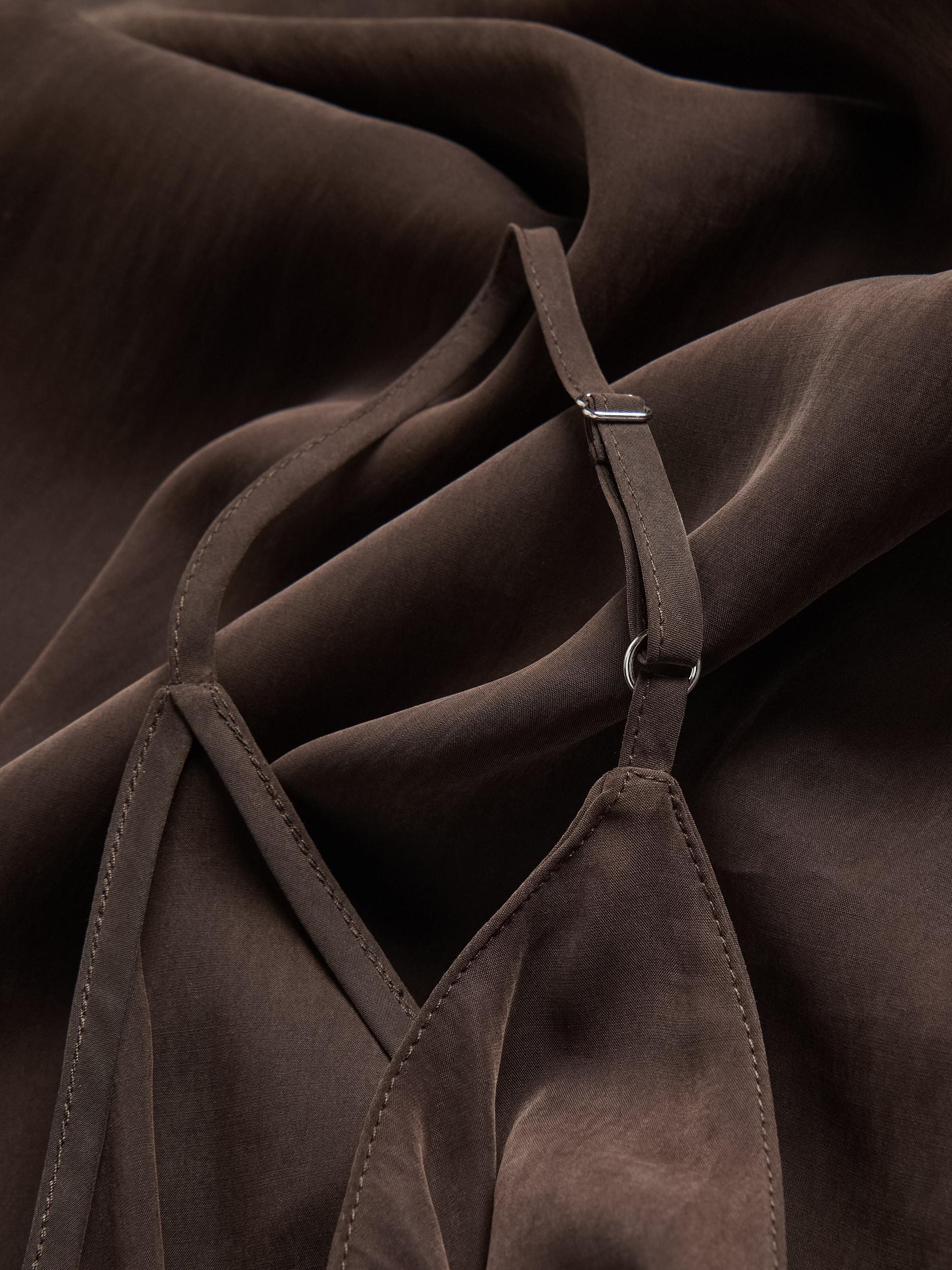 Brown Modal Rich Dress, Brown, large image number 1
