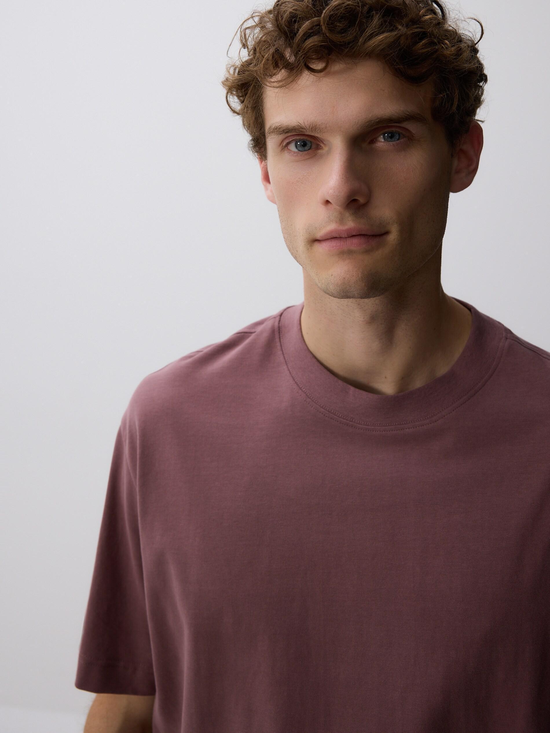 MAUVE Boxy cotton T-shirt, Purple, large image number 1