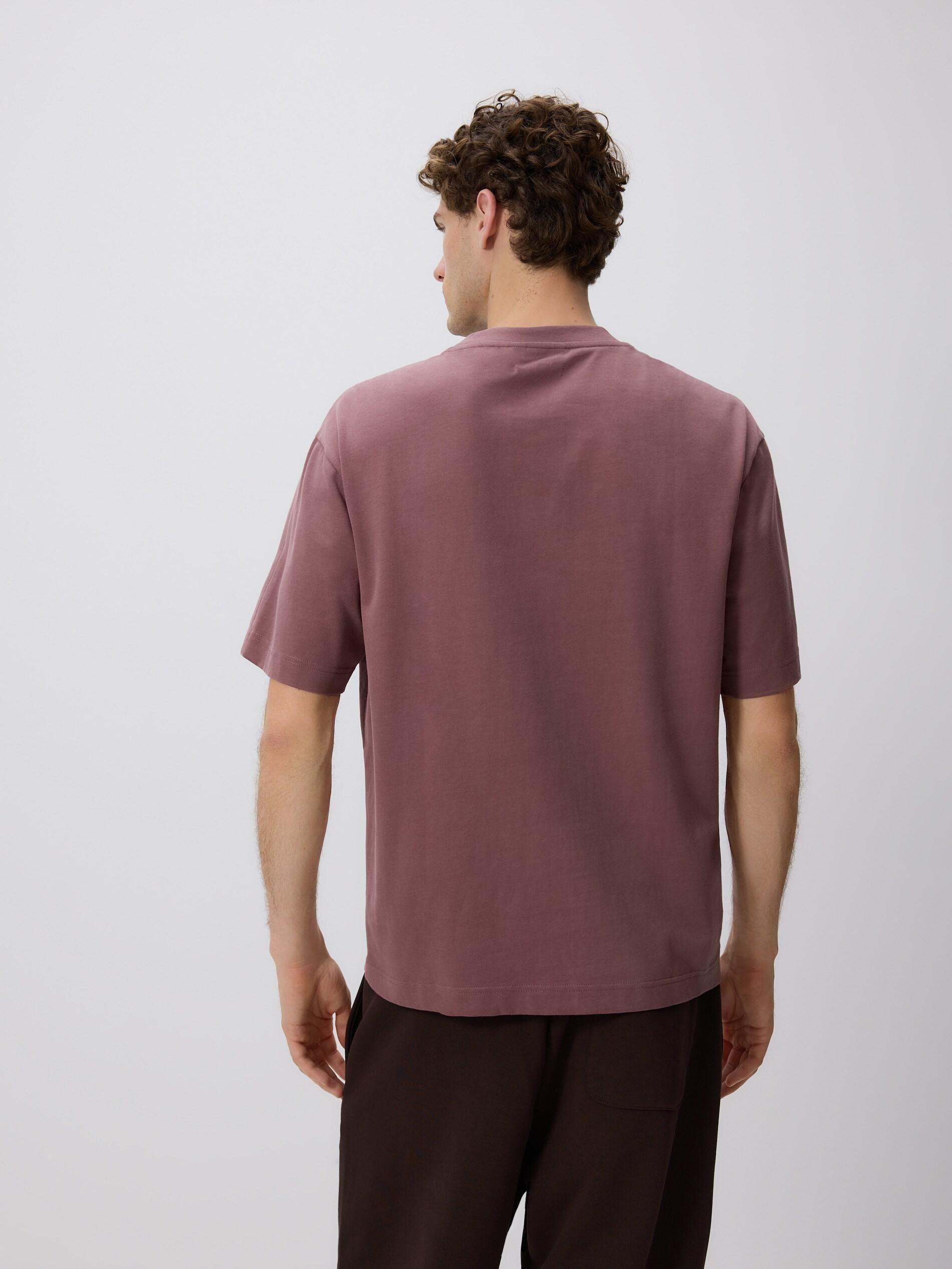 MAUVE Boxy cotton T-shirt, Purple, large image number 3