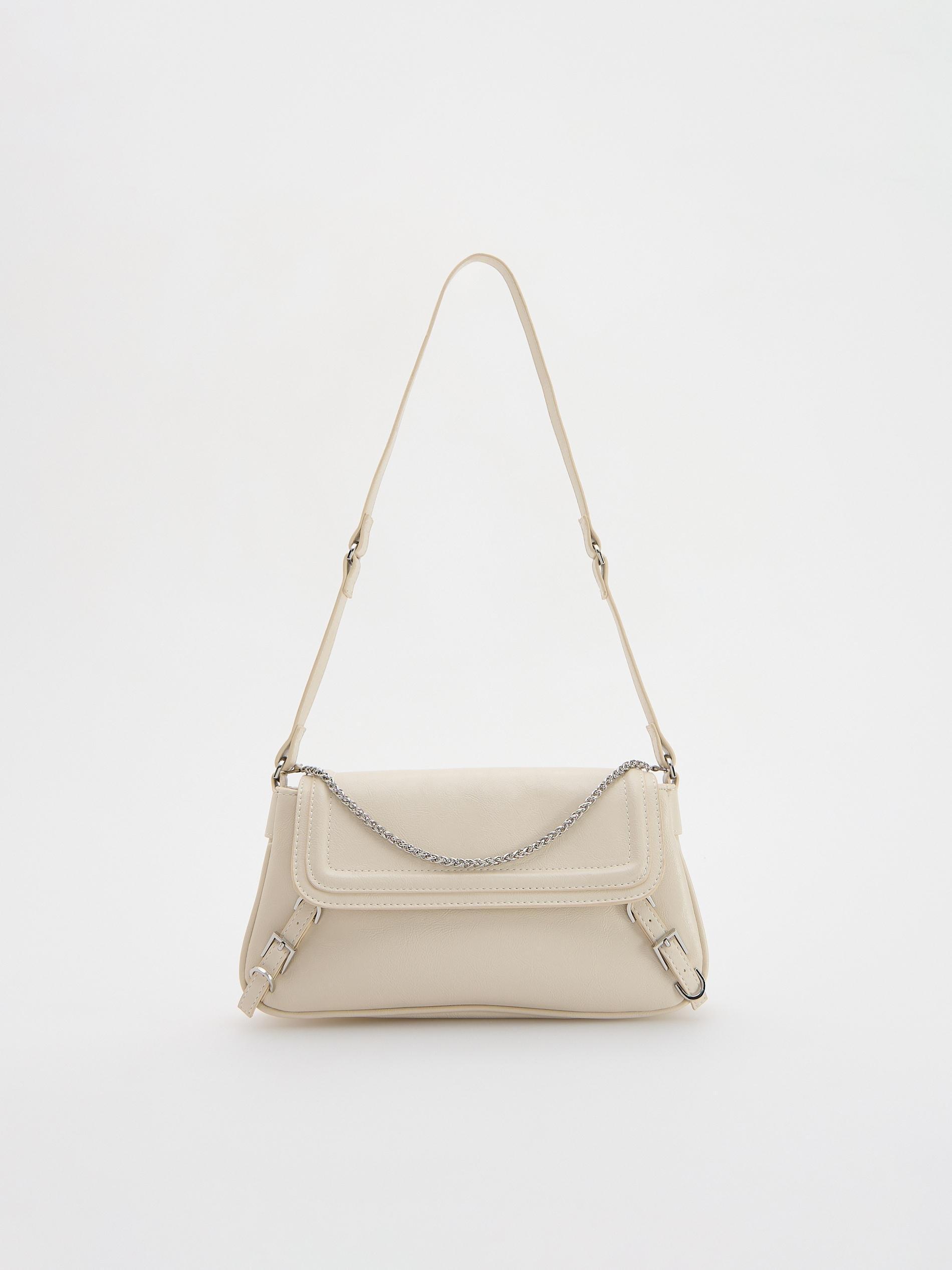 Cream Crossbody Bag, Ivory, large image number 1