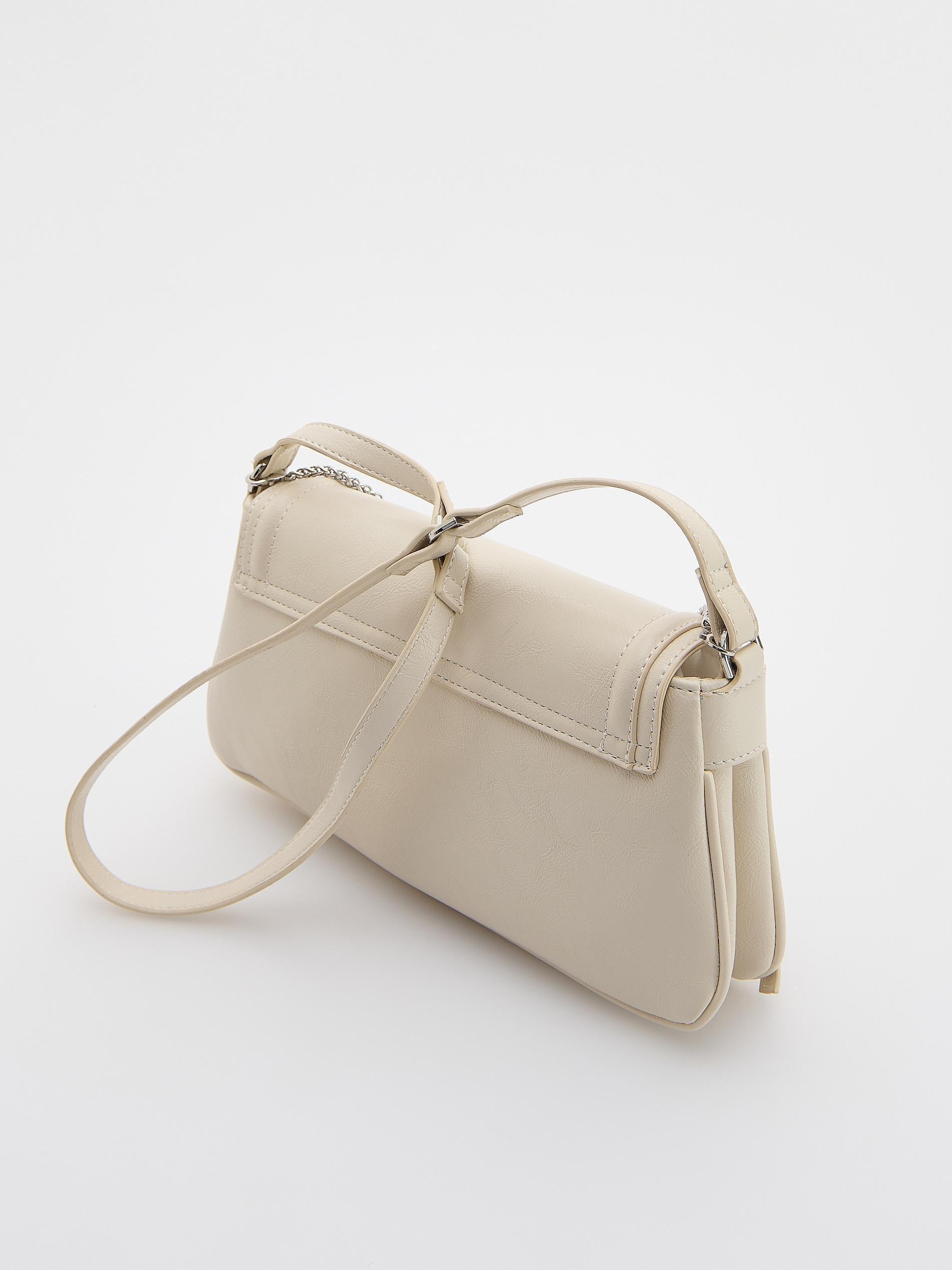 Cream Crossbody Bag, Ivory, large image number 2