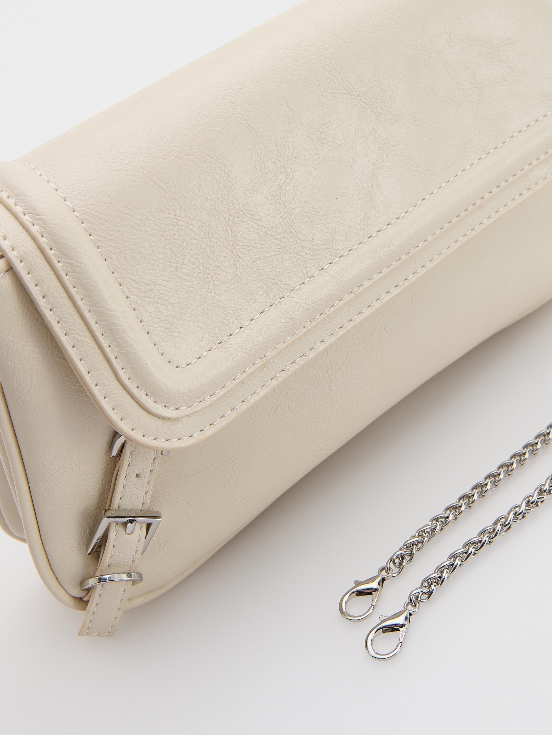 Cream Crossbody Bag, Ivory, large image number 4