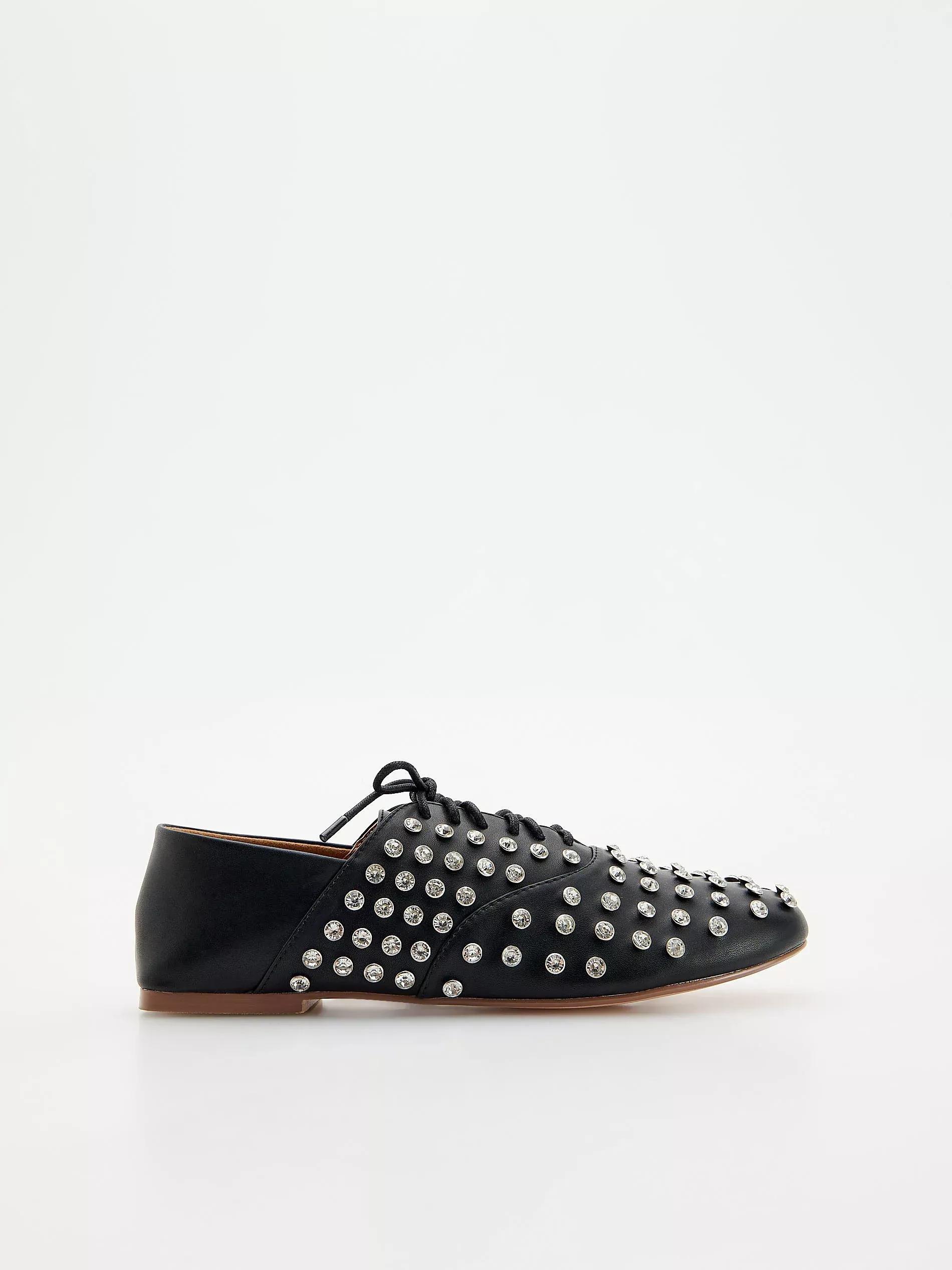 Black Loafer Shoes, , large image number 1