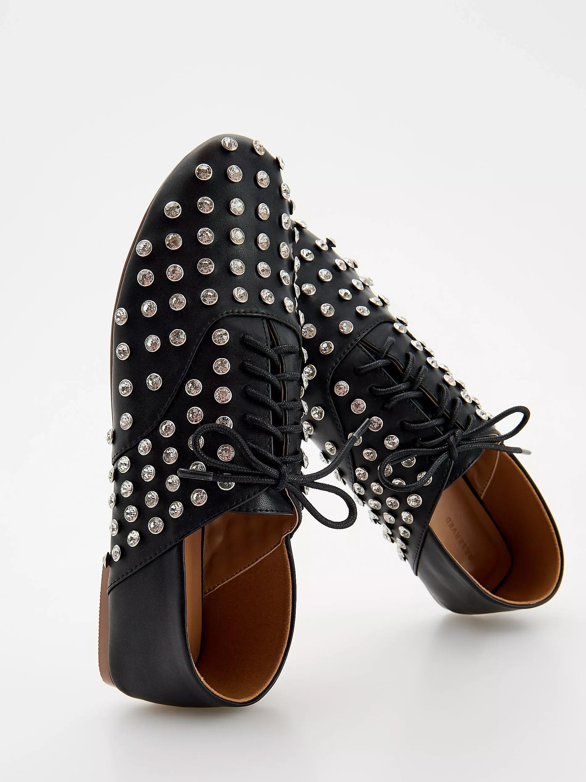 Black Loafer Shoes, , large image number 3