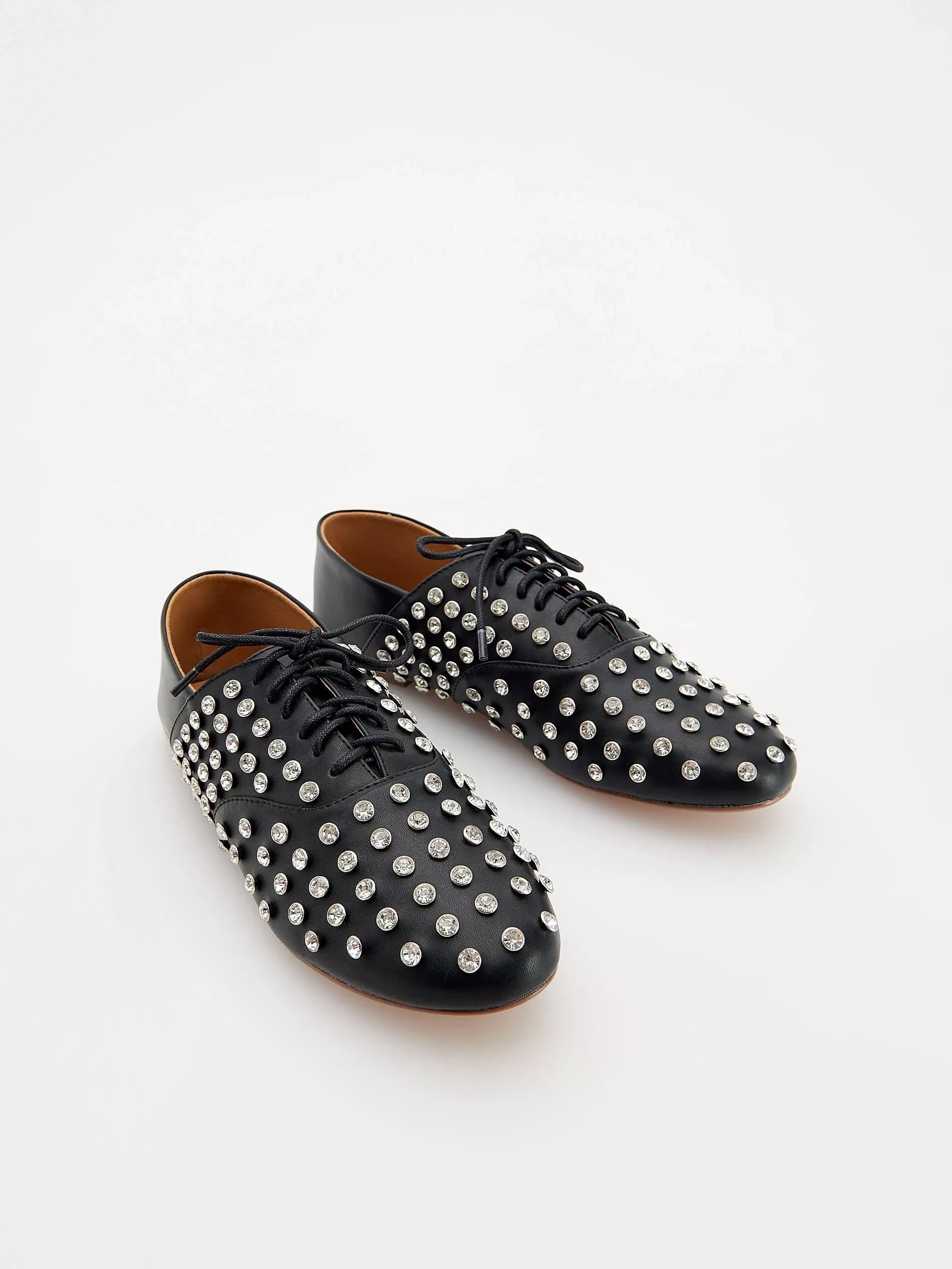Black Loafer Shoes, , large image number 4