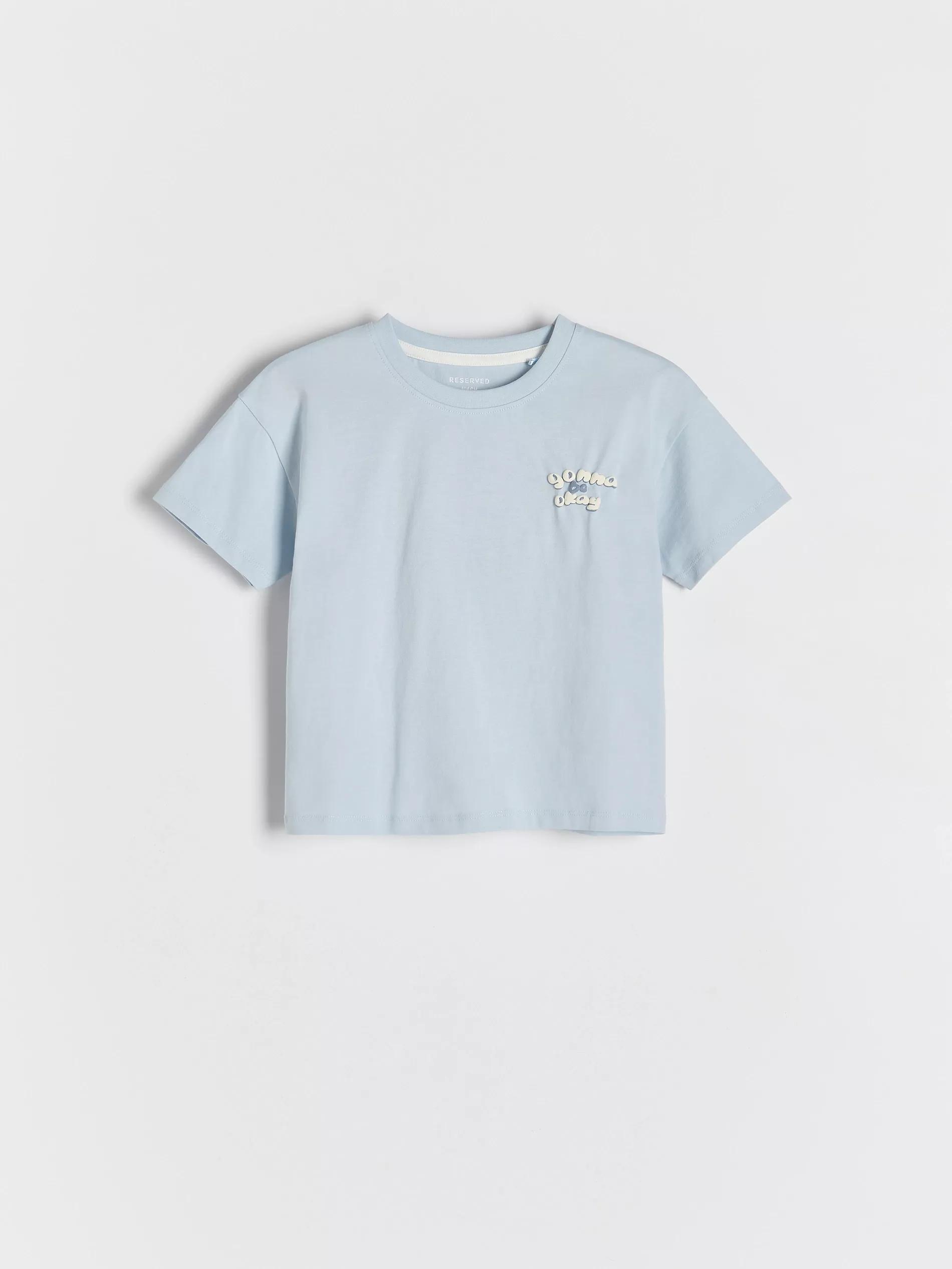 Blue Cotton T-Shirt, , large image number 1