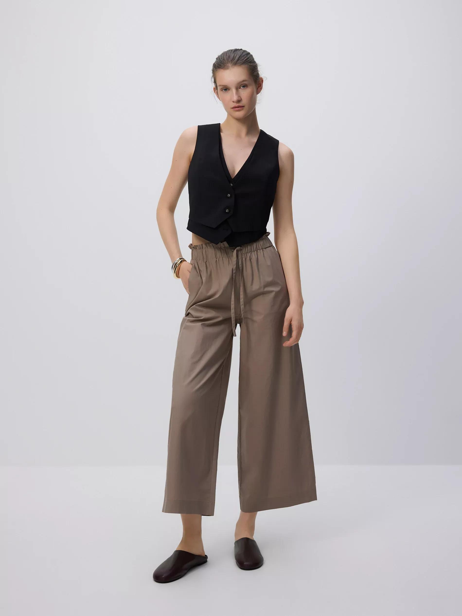 BEIGE Loose pants, Beige, large image number 1