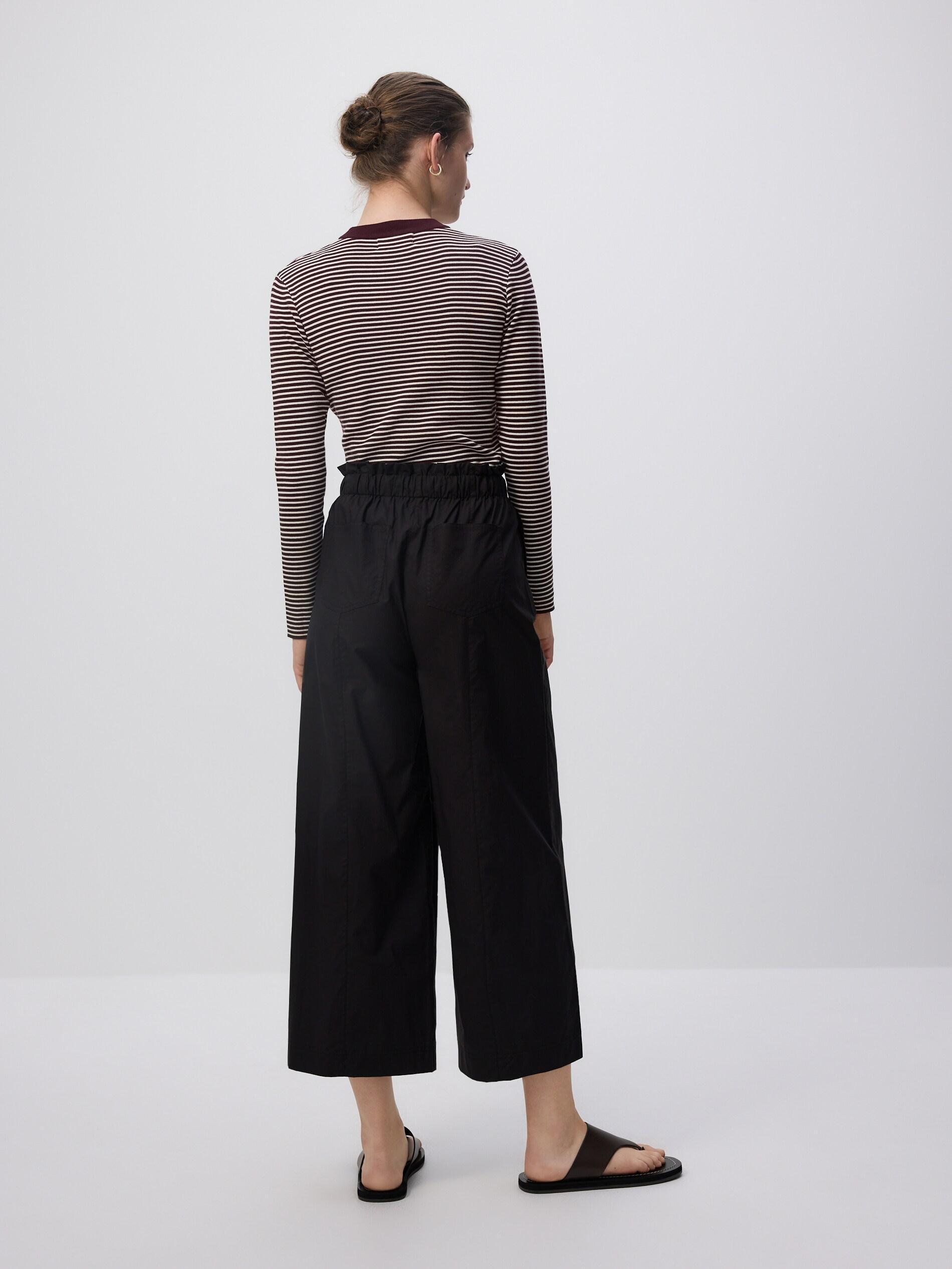 BLACK Loose pants, Black, large image number 2