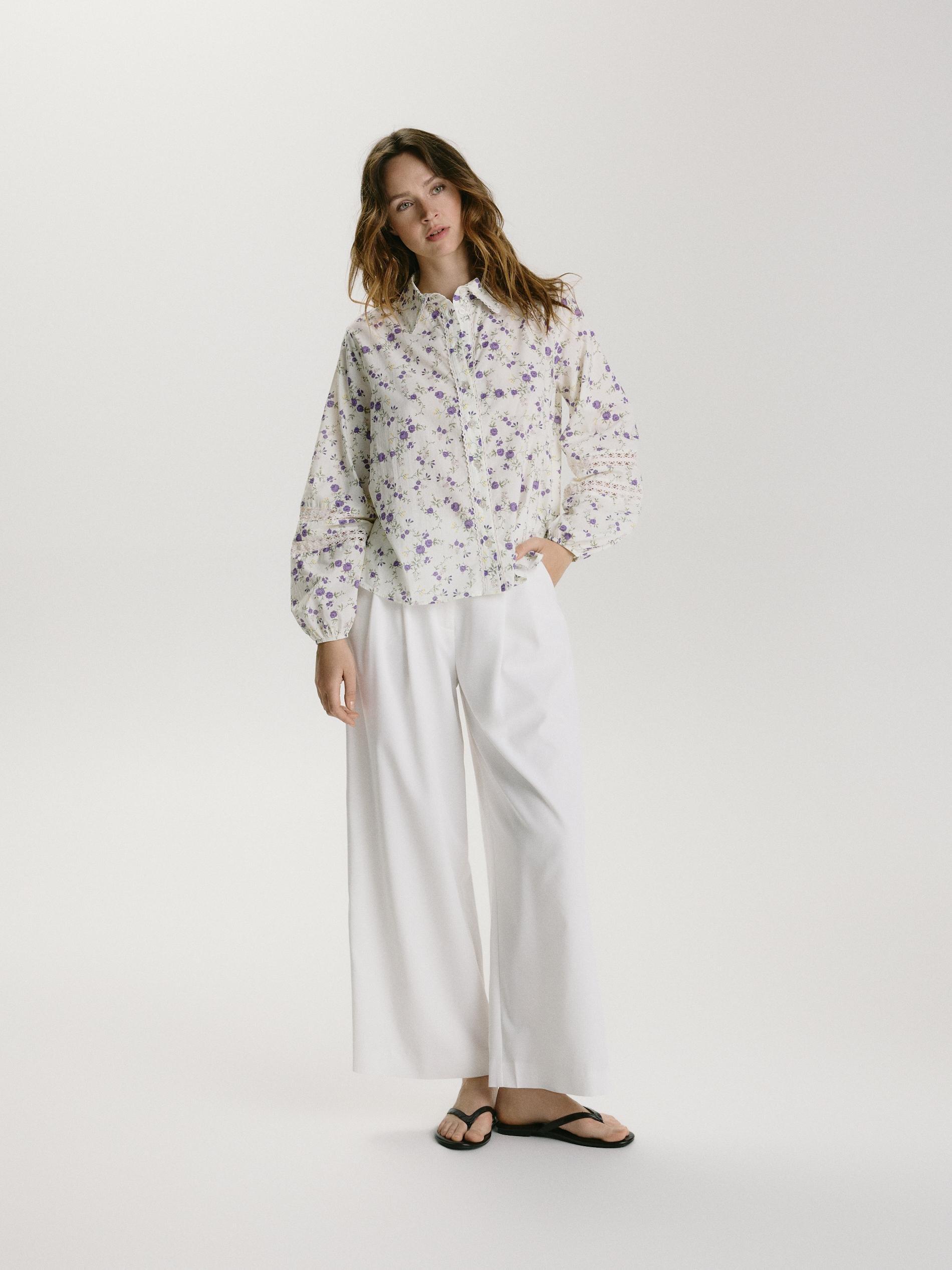 Multicolour Floral Print Shirt, Multicolor, large image number 1