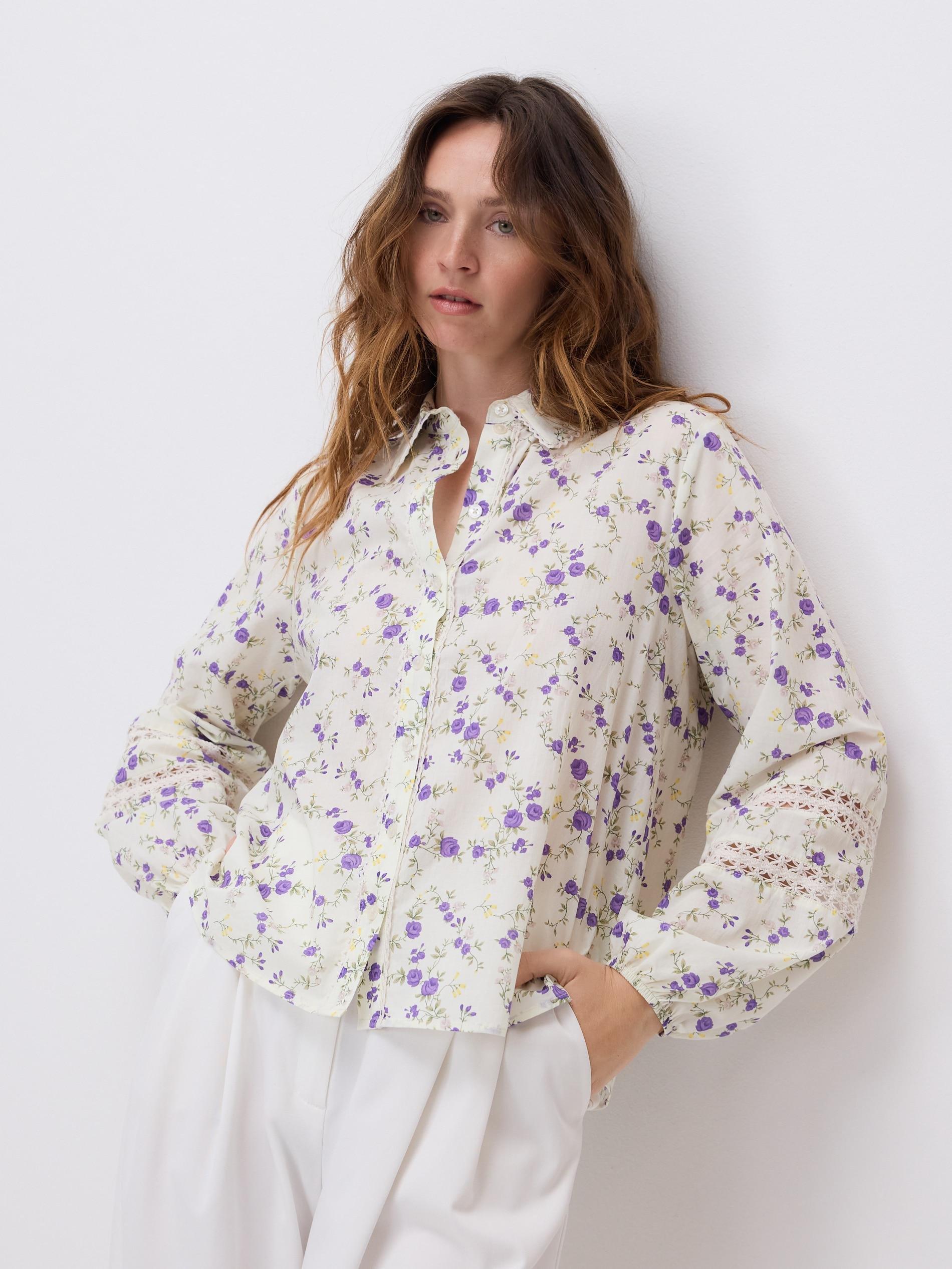 Multicolour Floral Print Shirt, Multicolor, large image number 2