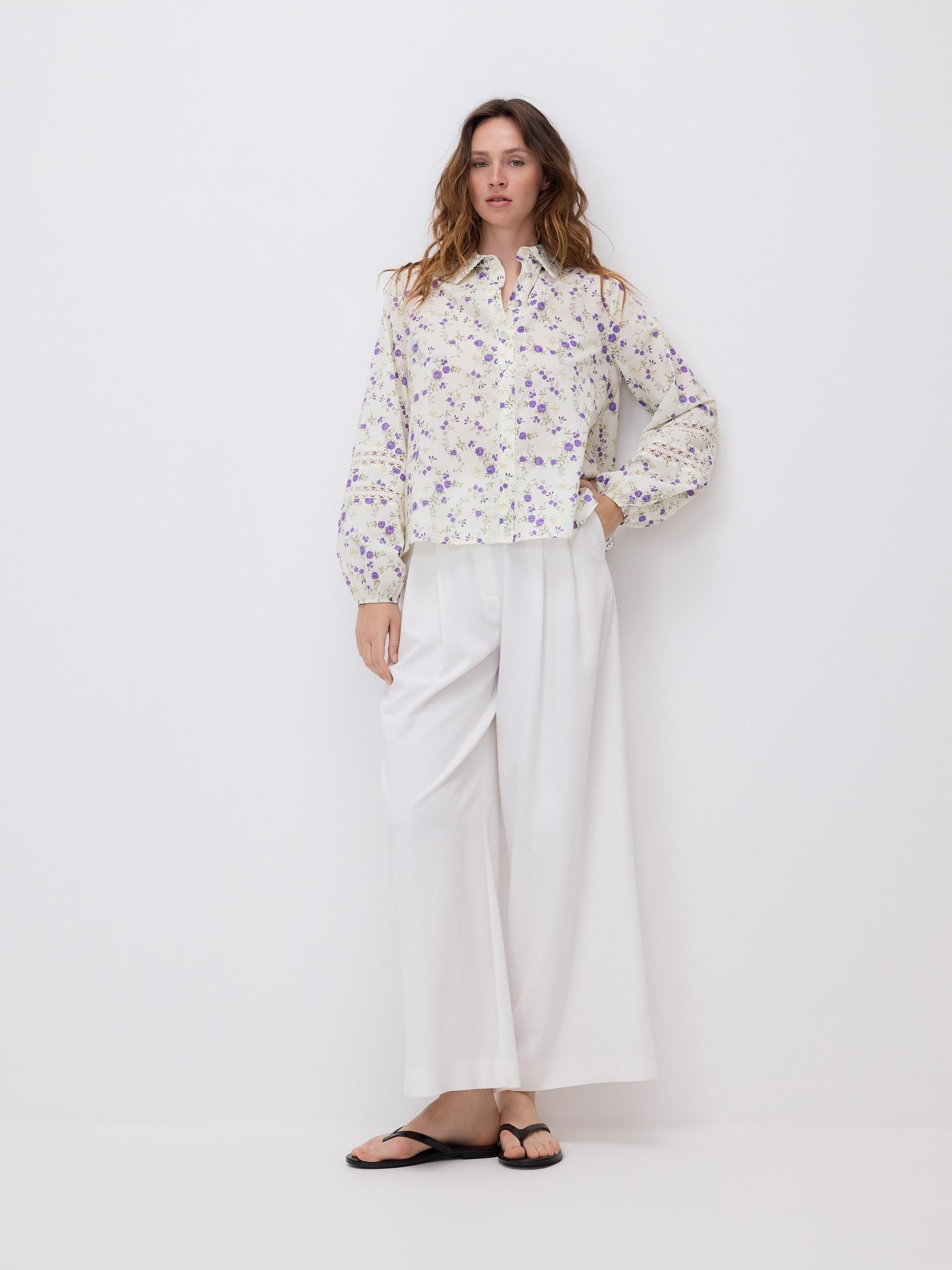 Multicolour Floral Print Shirt, Multicolor, large image number 4