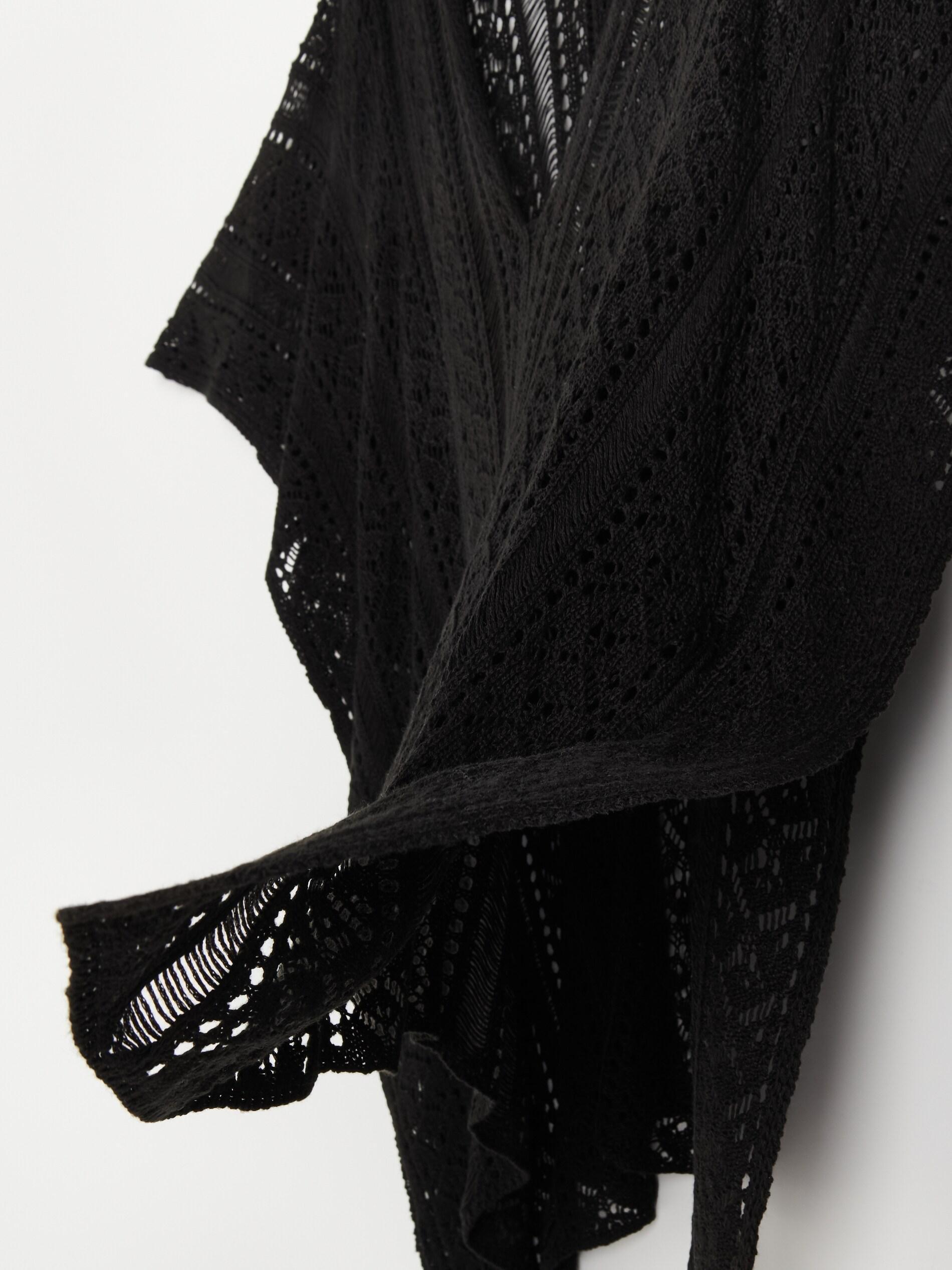 Black Jersey Cover Up, , large image number 3