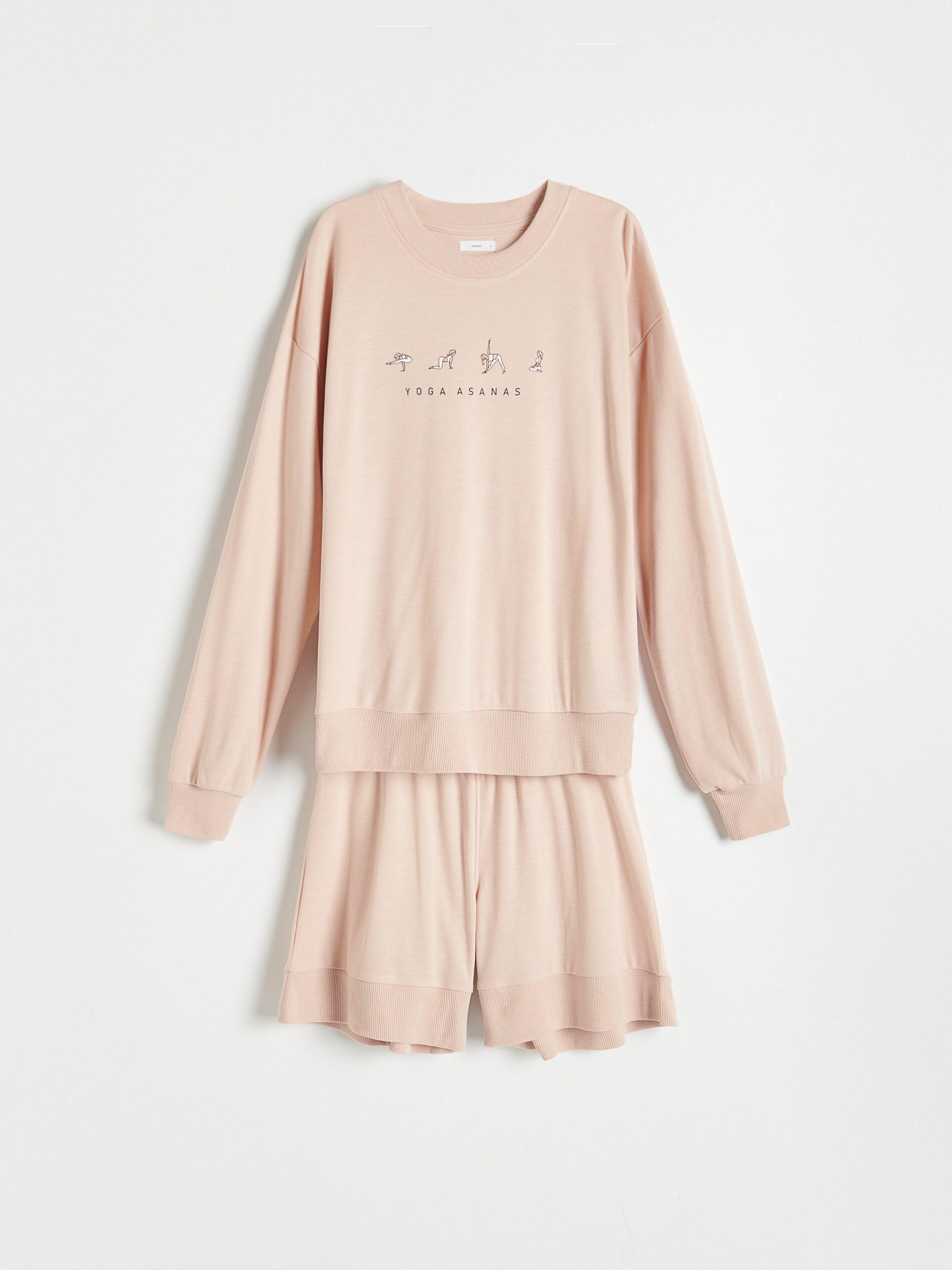Nude Pajamas With Shorts, Women, , large image number 0