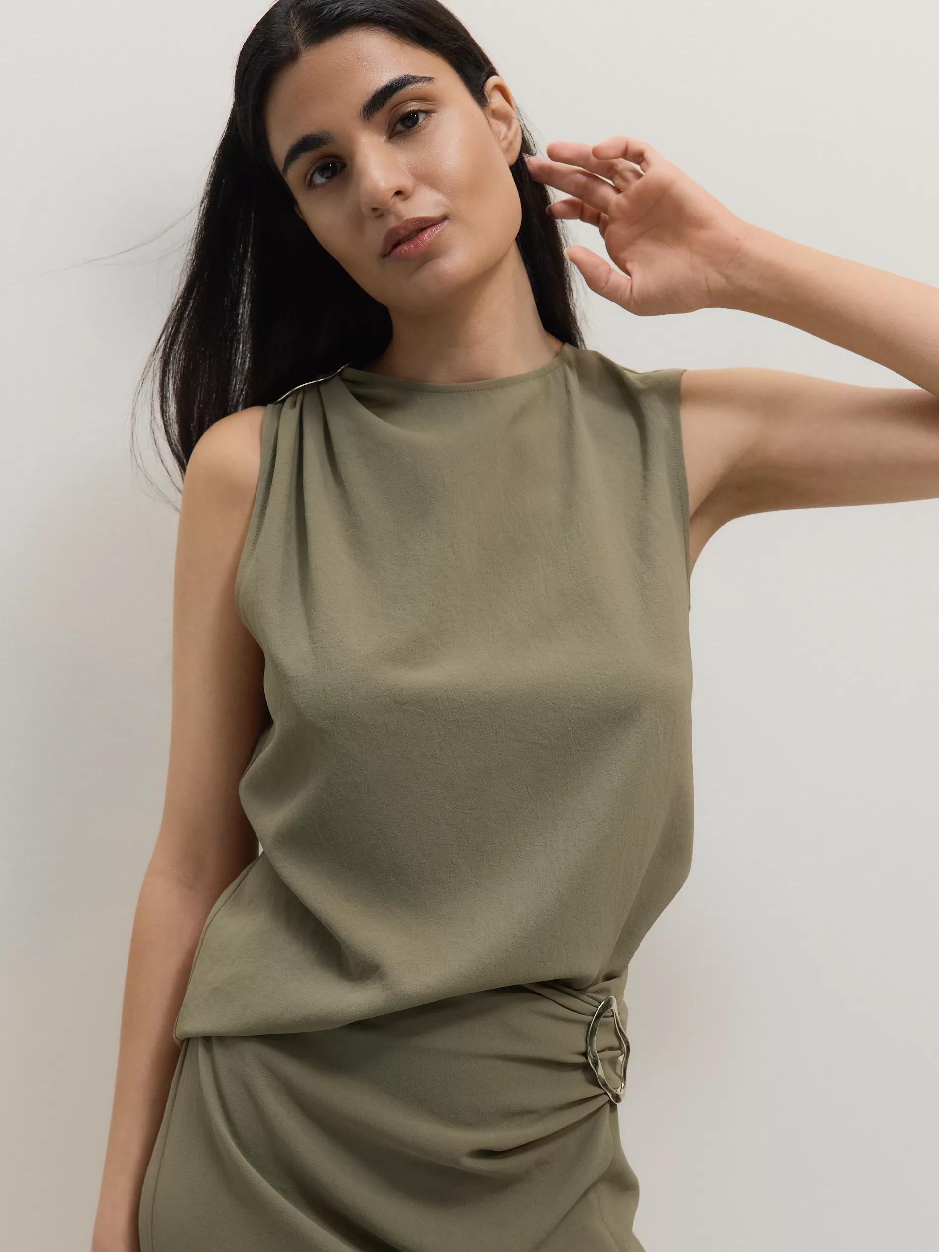 Green Top With Decorative Elements, , large image number 0
