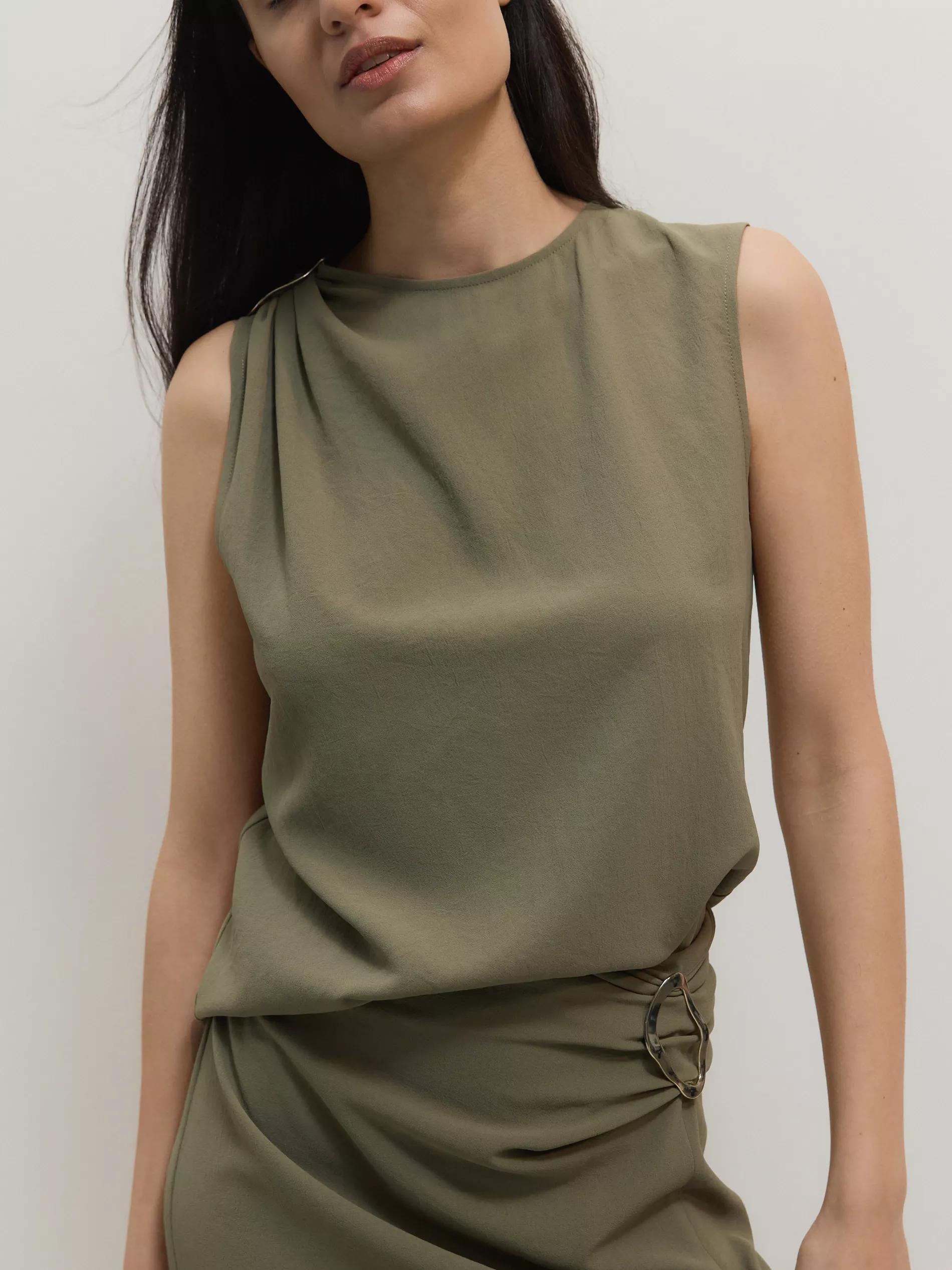 Green Top With Decorative Elements, Green, large image number 2