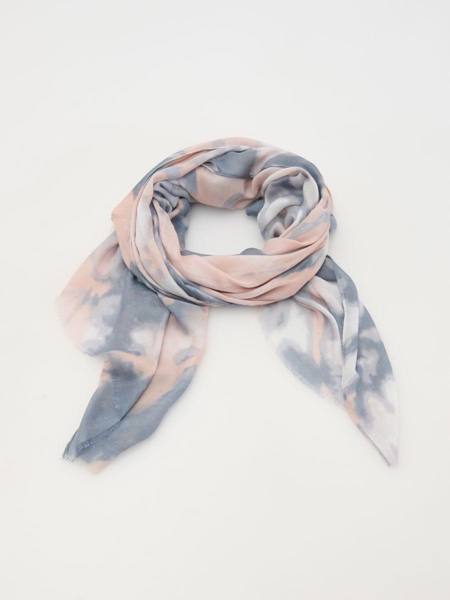 Multicolour Scarf, Pink, large image number 0