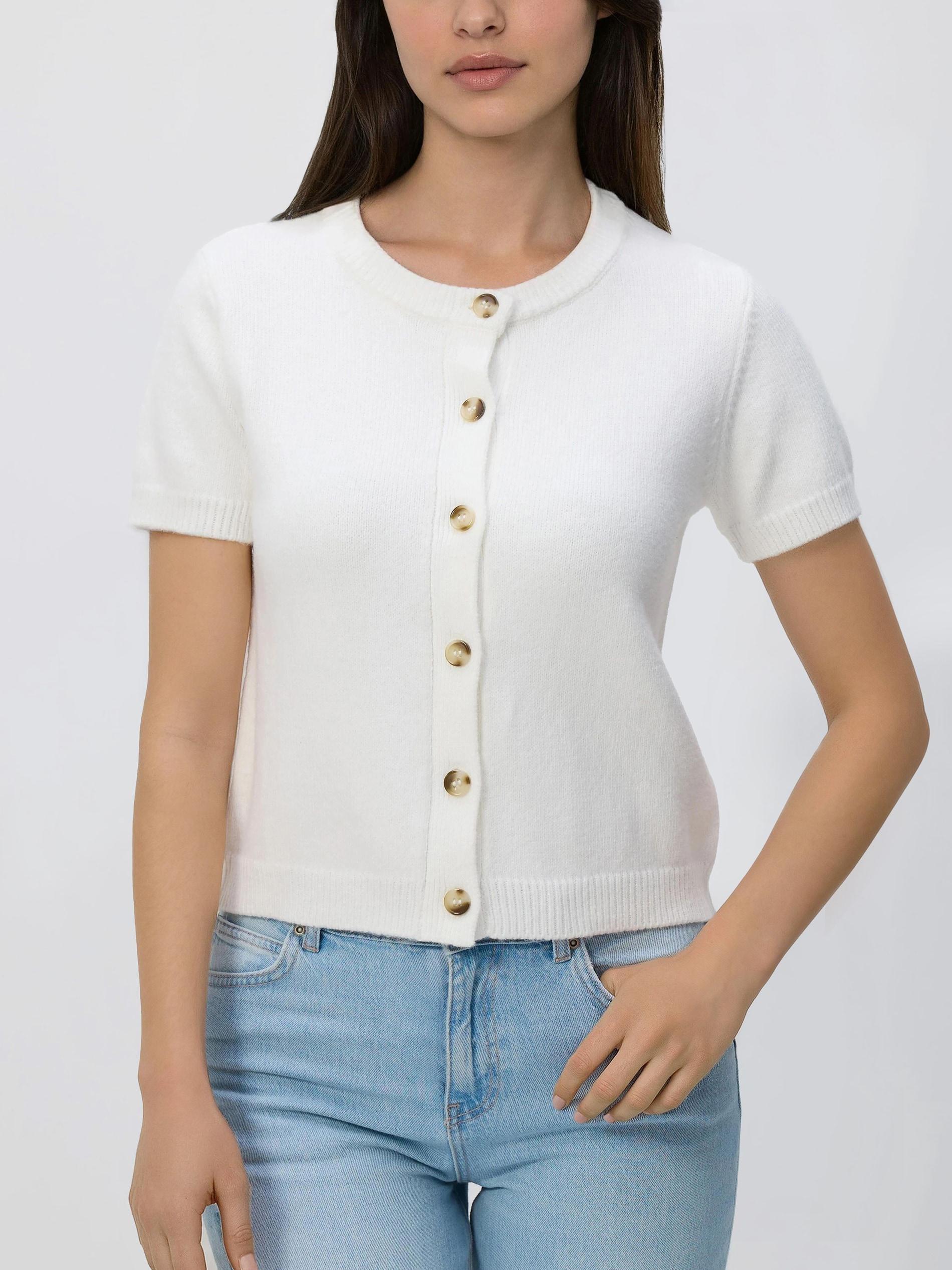 Cream Sweater, Ivory, large image number 2