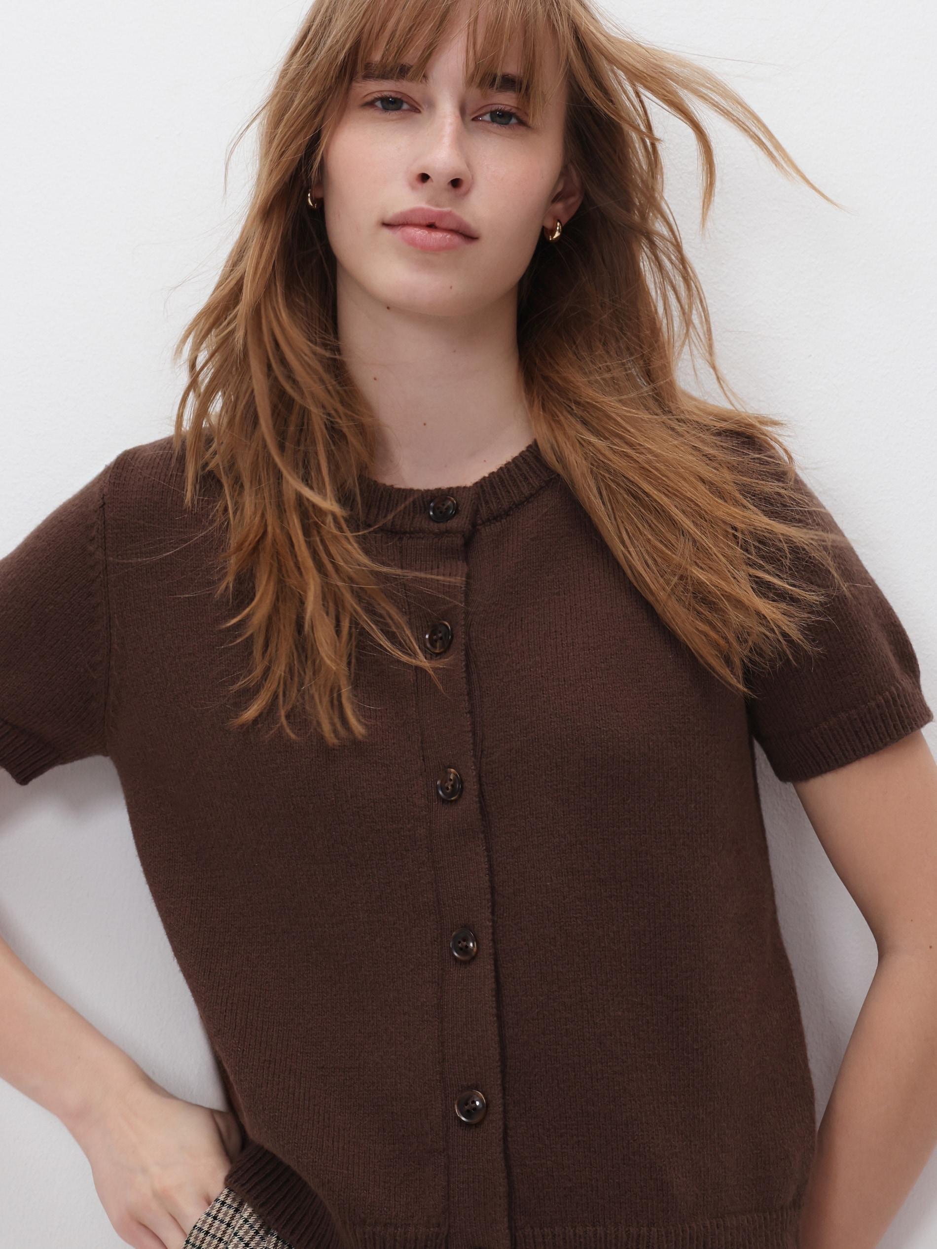 Brown Sweater, Brown, large image number 0