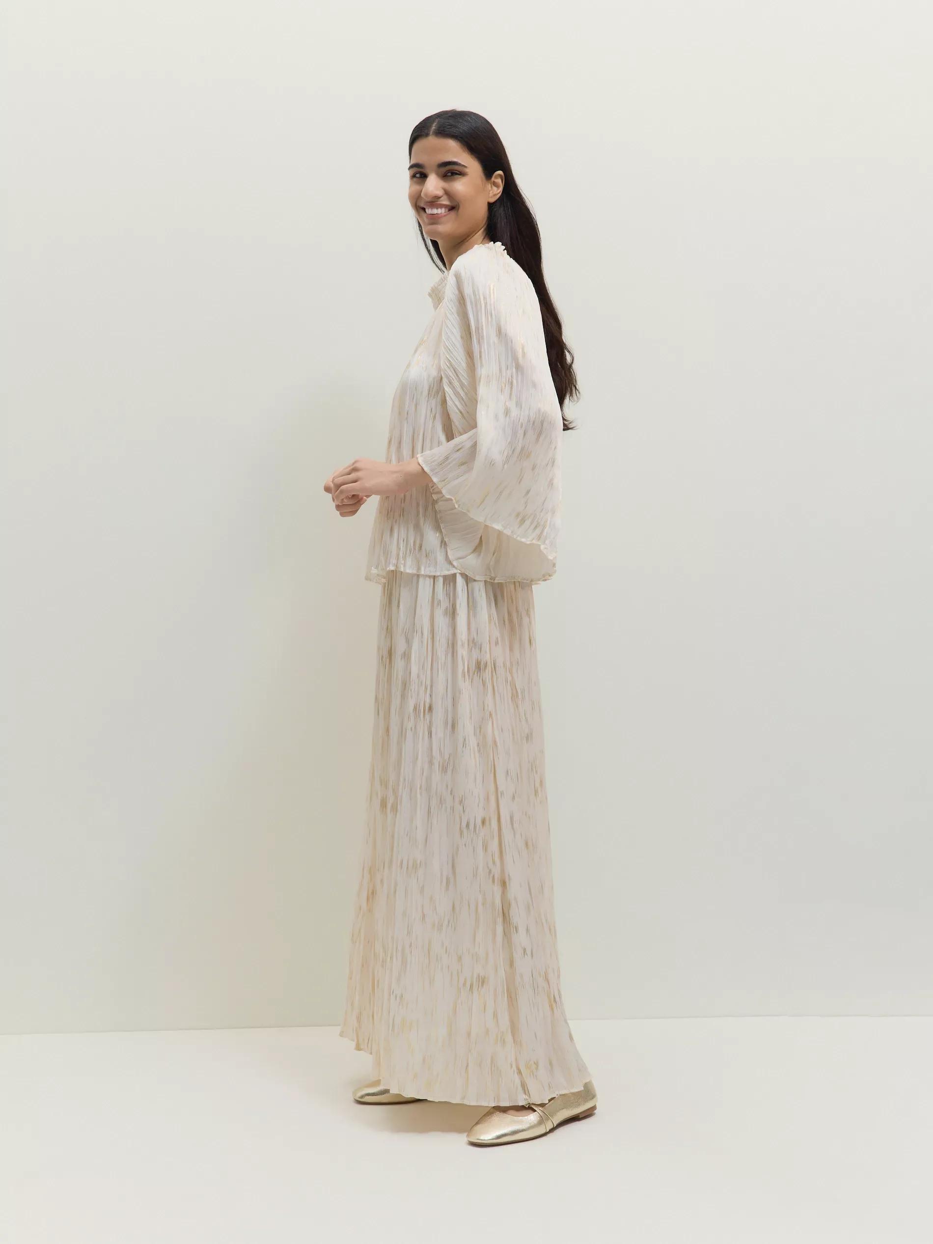 Multicolour Pleated Blouse, , large image number 1
