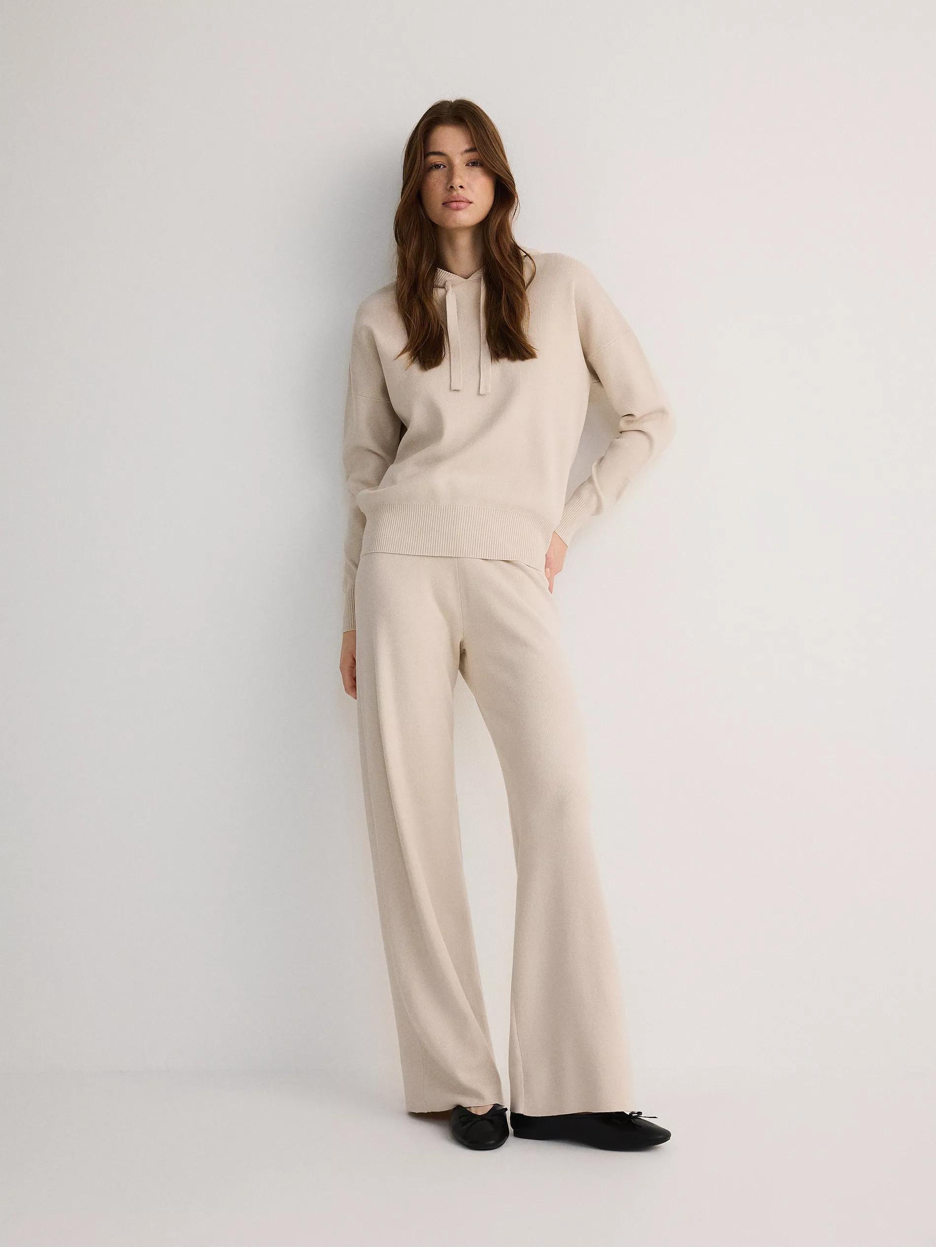 Cream Ladies' Trousers, , large image number 2