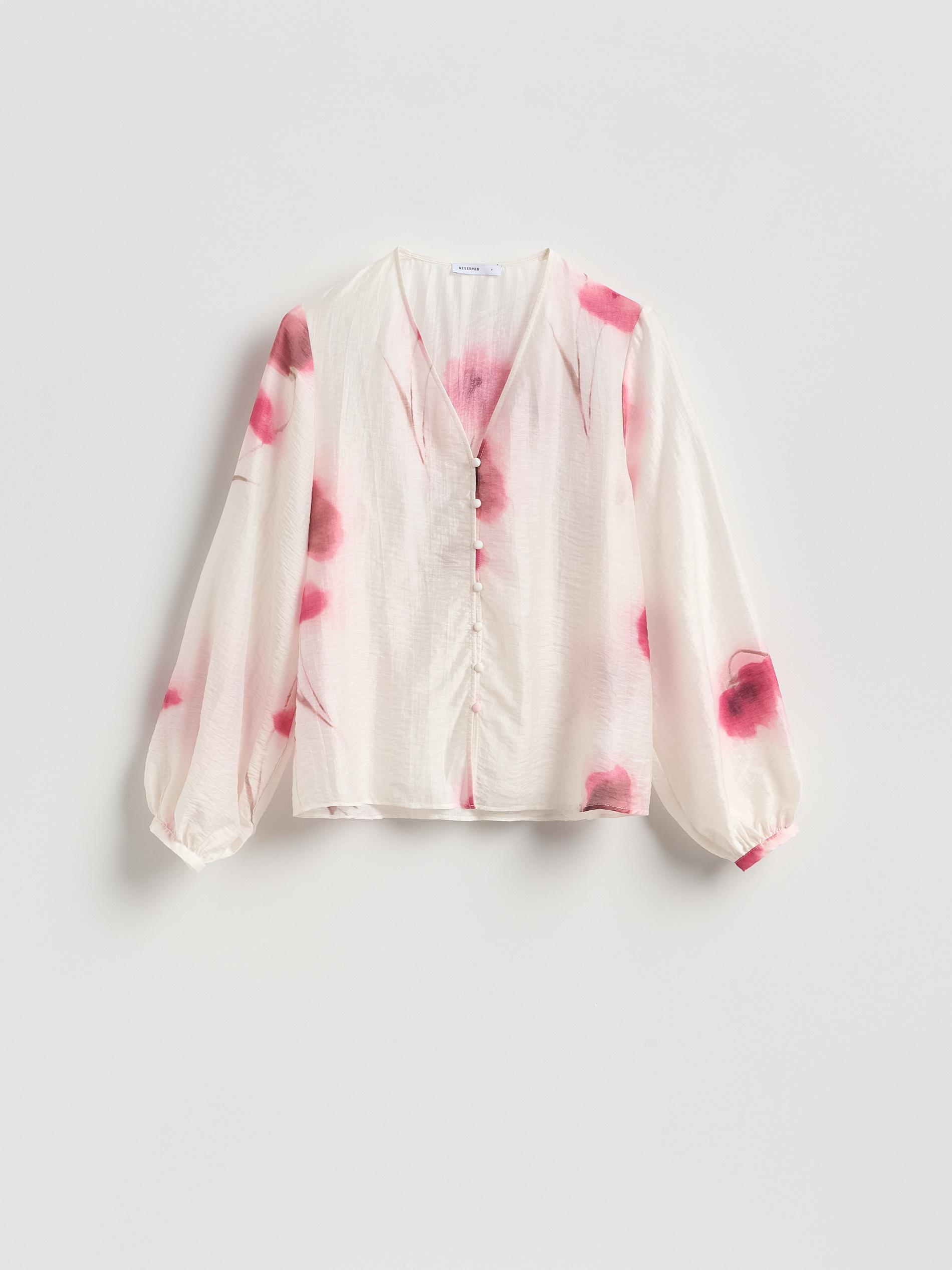 Multicolour Patterned Blouse, Multicolor, large image number 4