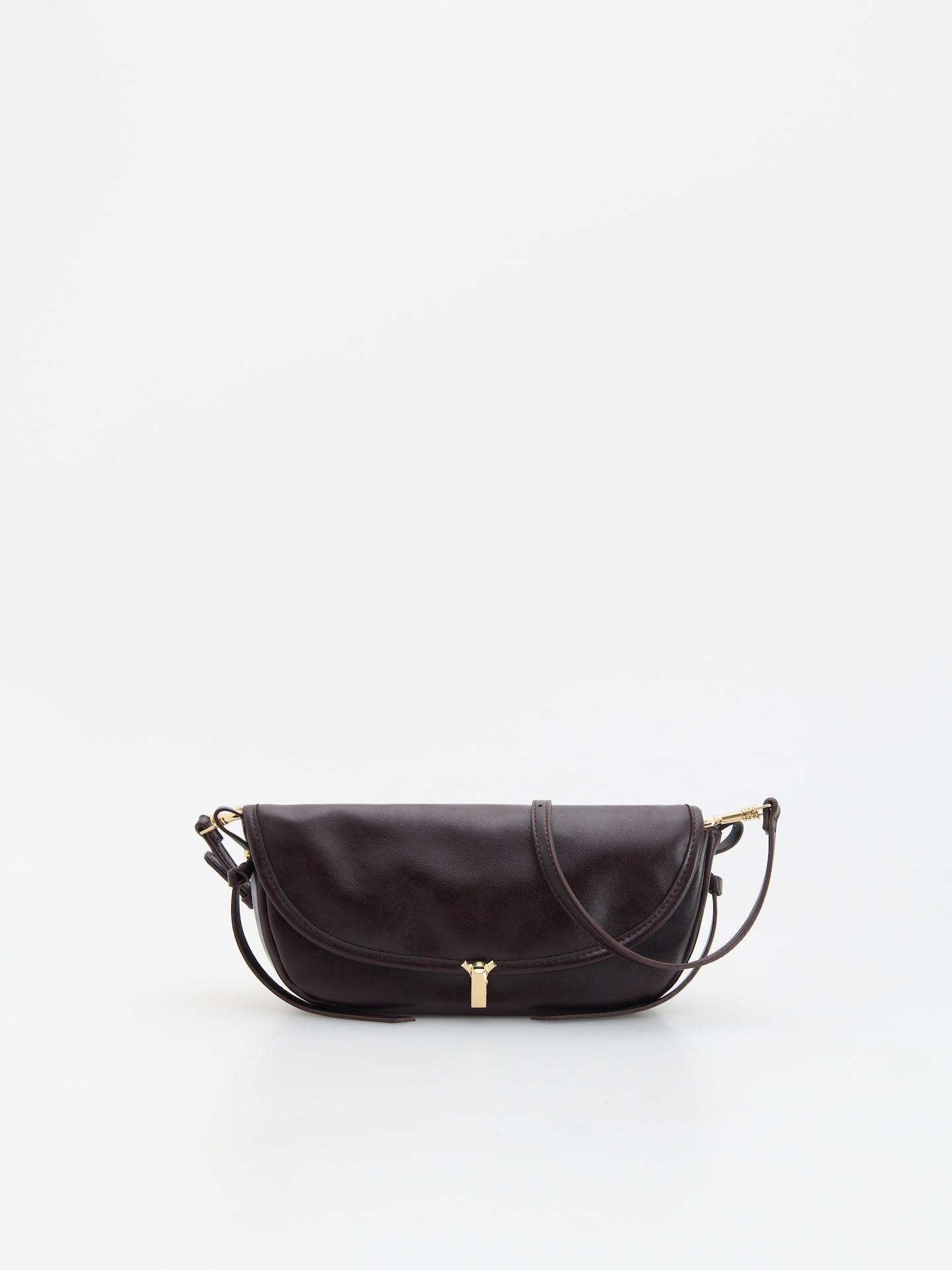 Red Shoulder Bag, Burgundy, large image number 0