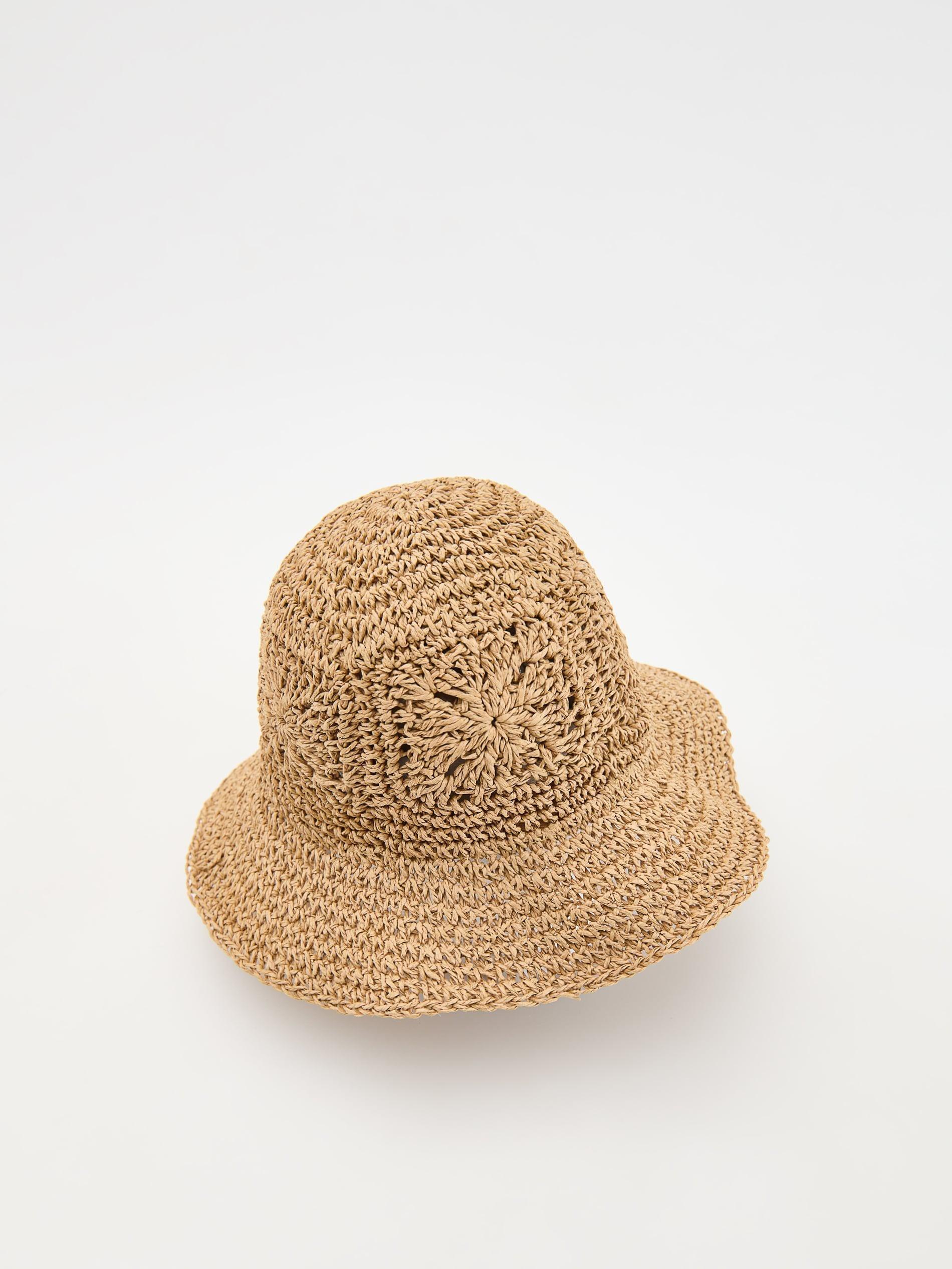 Beige Straw Hat, , large image number 2