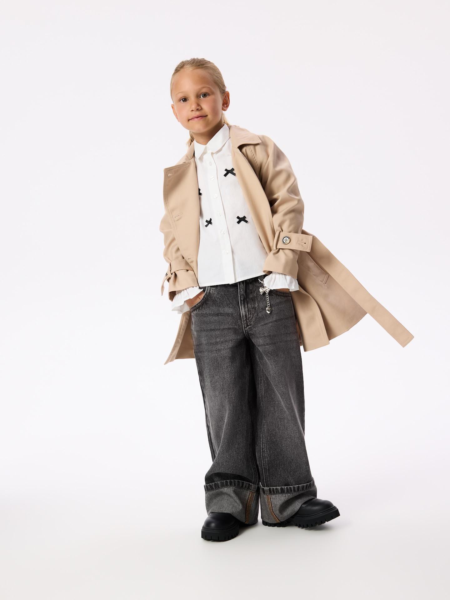 White Shirt With Bow Details, White, large image number 3