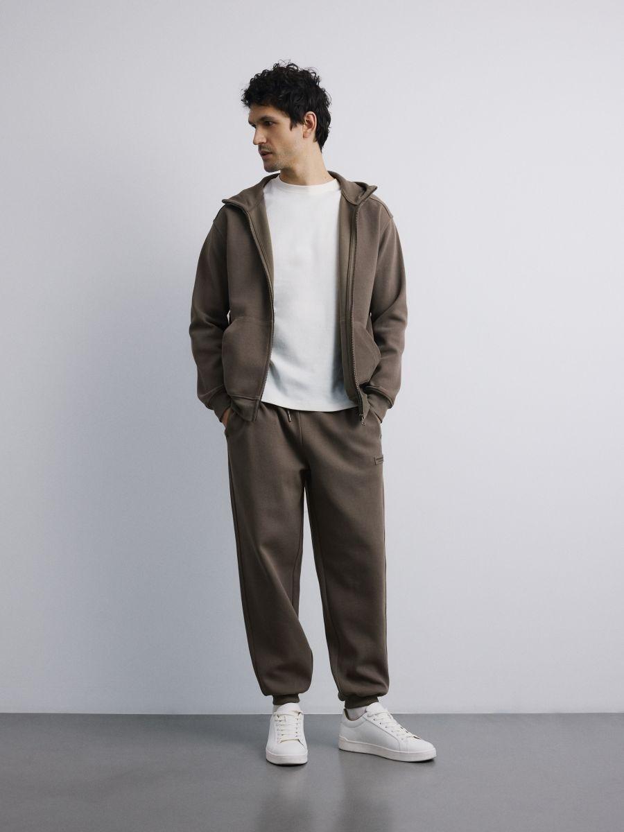 بنطال رياضي بقصة مريحة أخضر, Green, medium