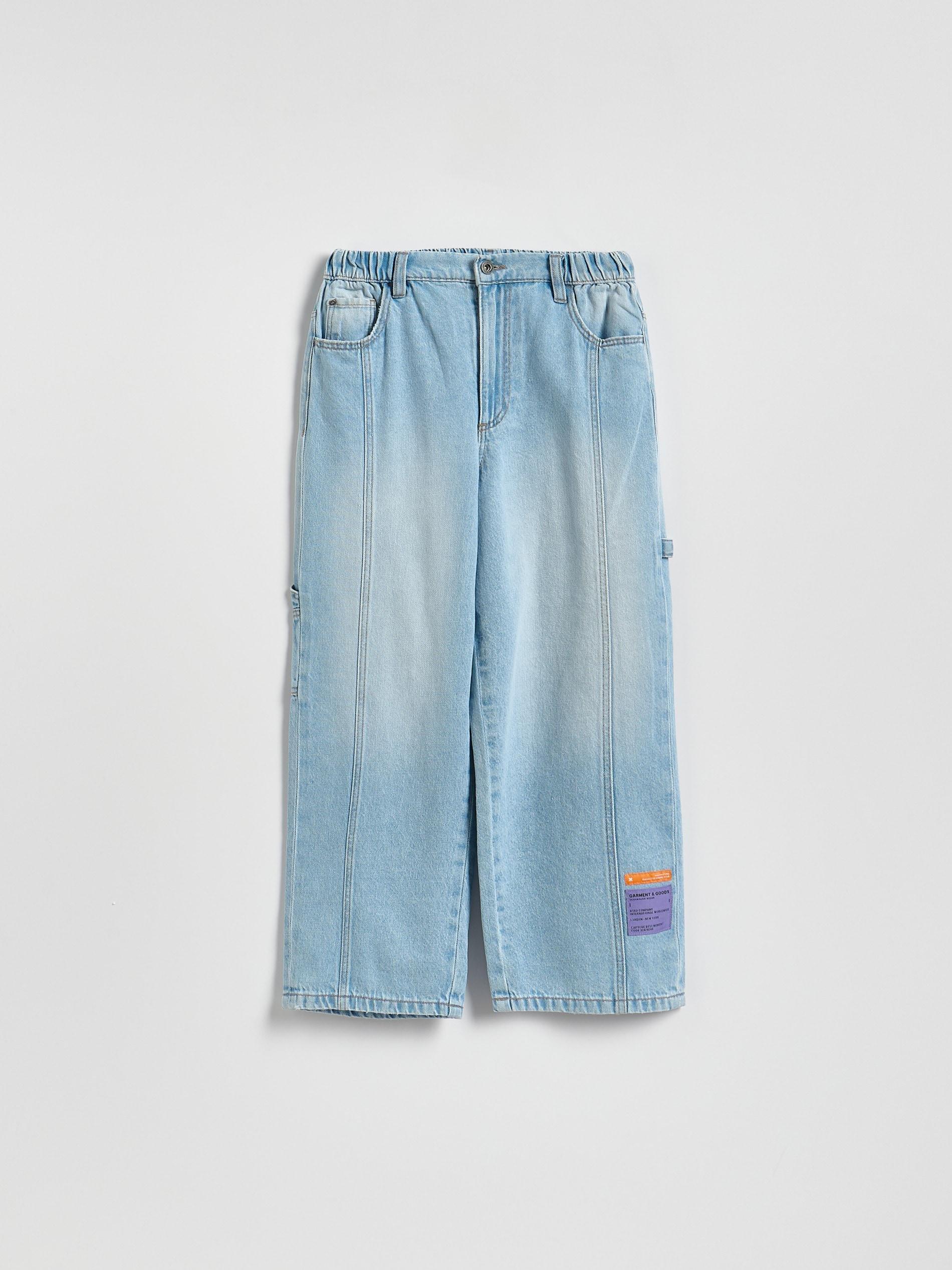Blue Baggy Jeans, Blue, large image number 1