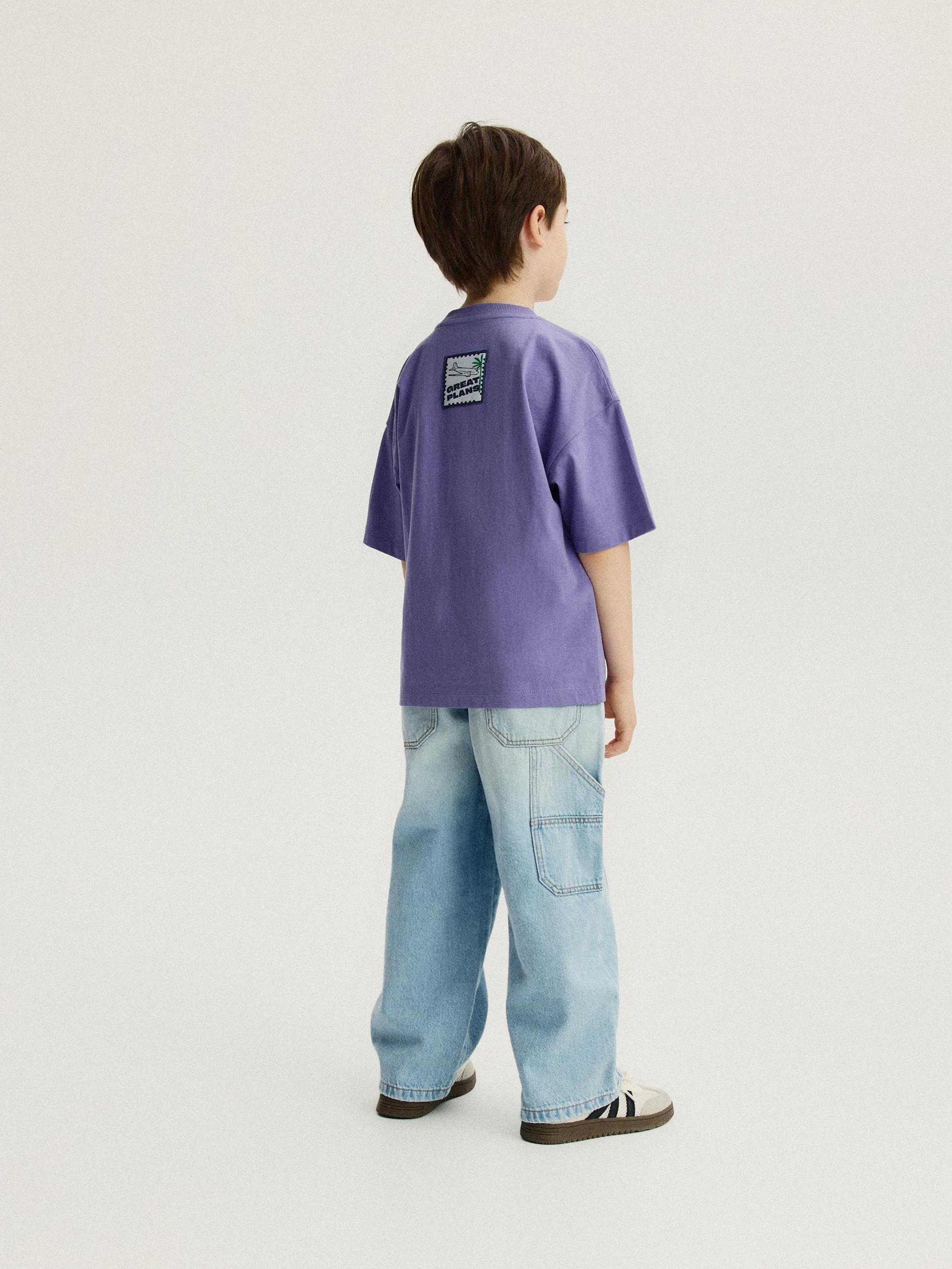 Blue Baggy Jeans, Blue, large image number 3