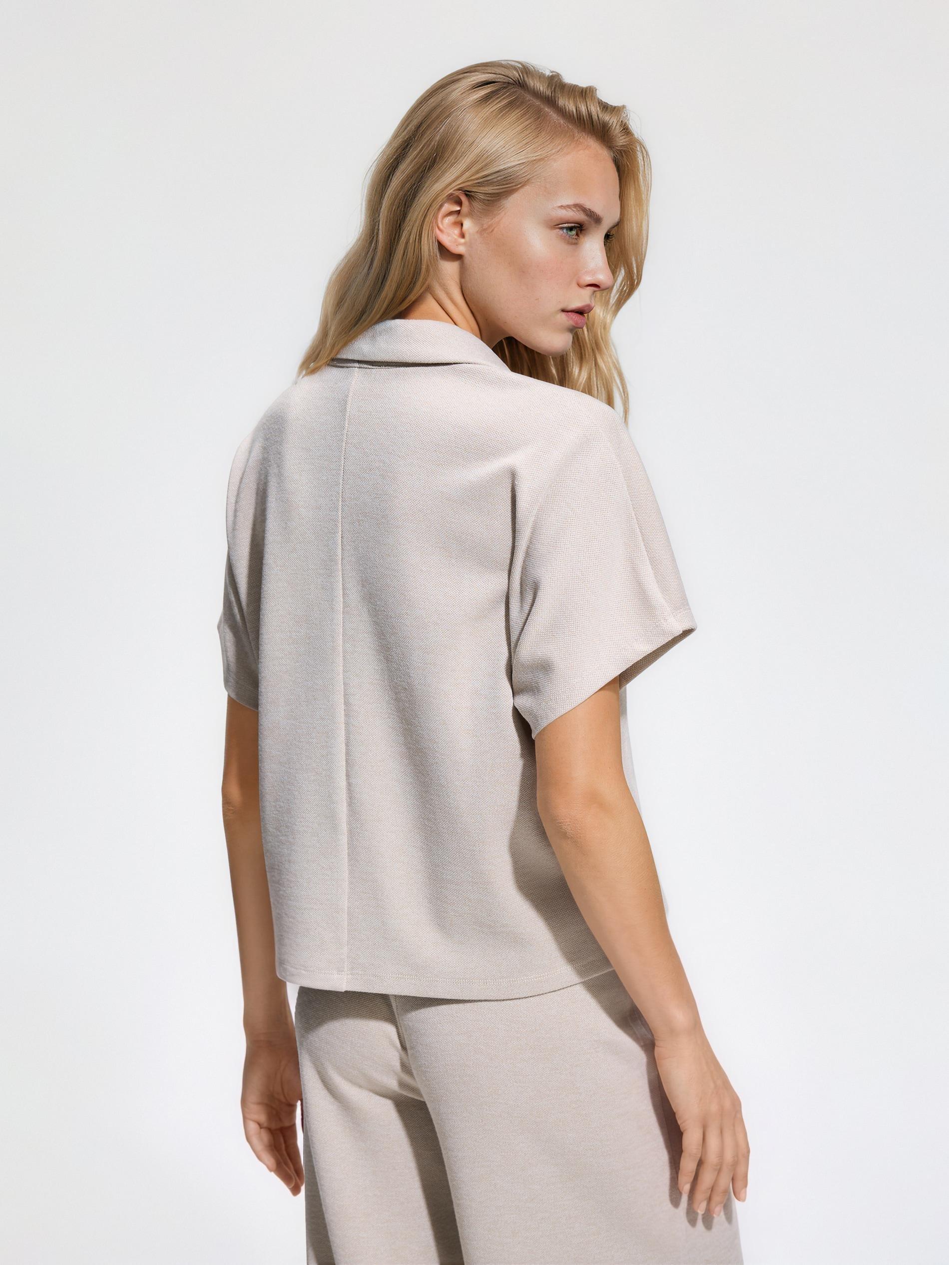 Beige Polo Shirt, Beige, large image number 2