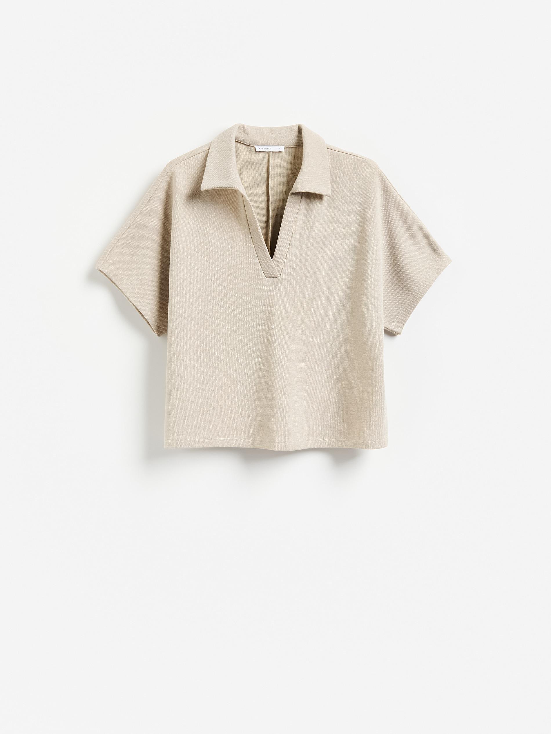 Beige Polo Shirt, Beige, large image number 3