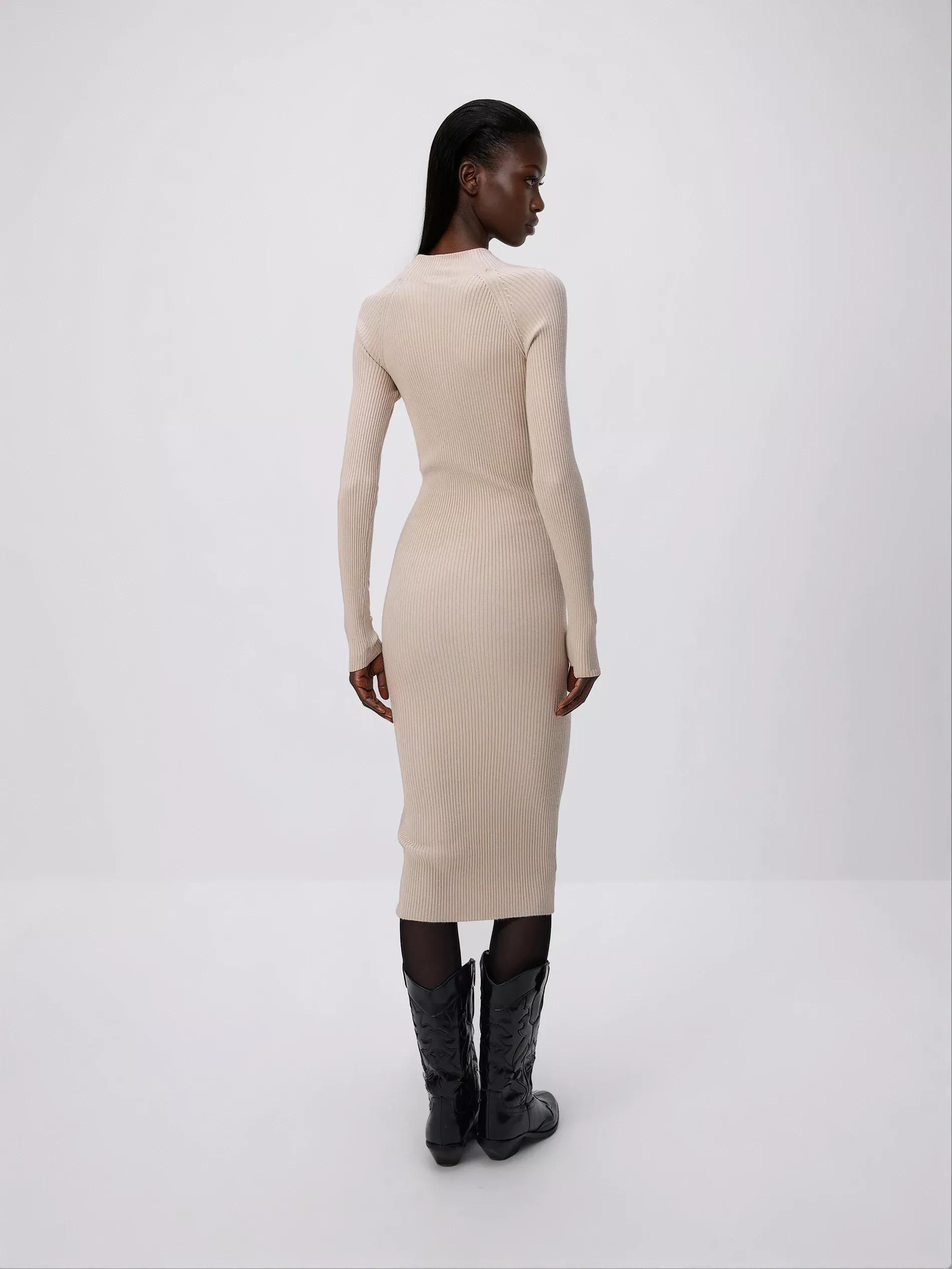 Beige Maxi Dress, Beige, large image number 3