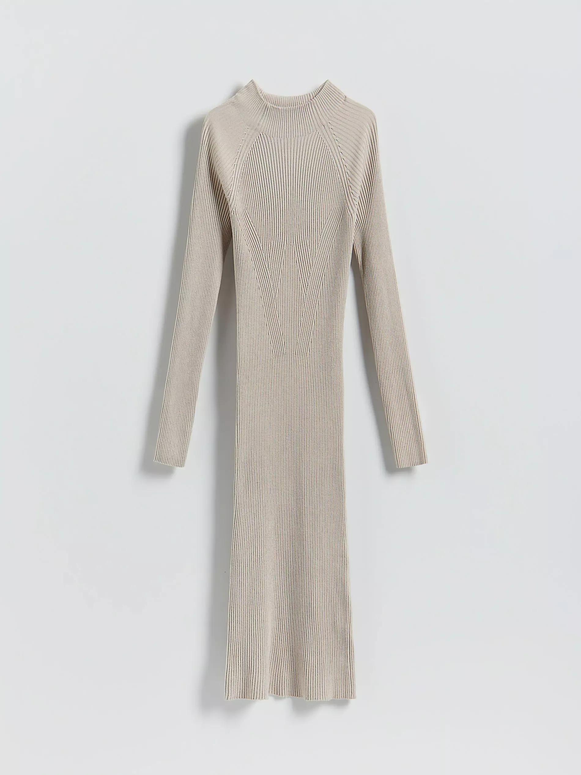 Beige Maxi Dress, Beige, large image number 4