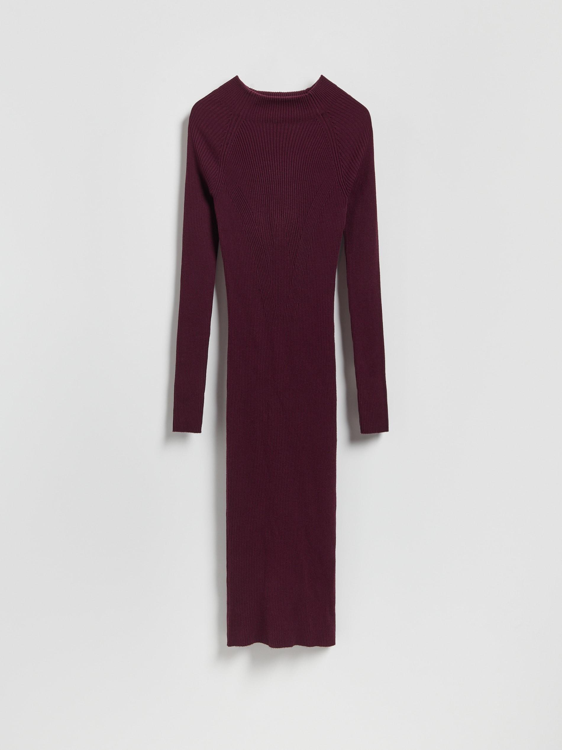 Burgundy Maxi Dress, Burgundy, large image number 4
