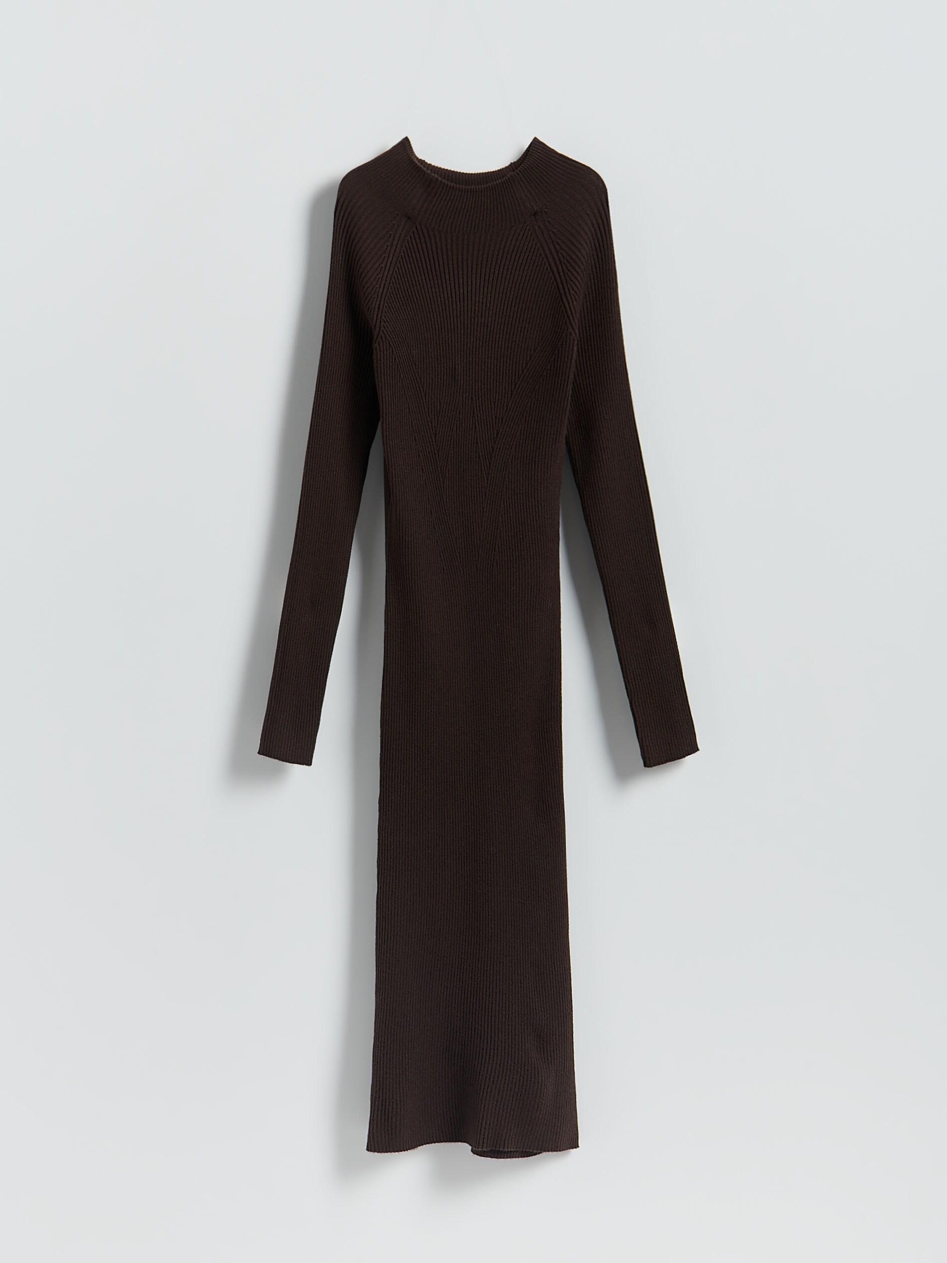 Brown Maxi Dress, Brown, large image number 0