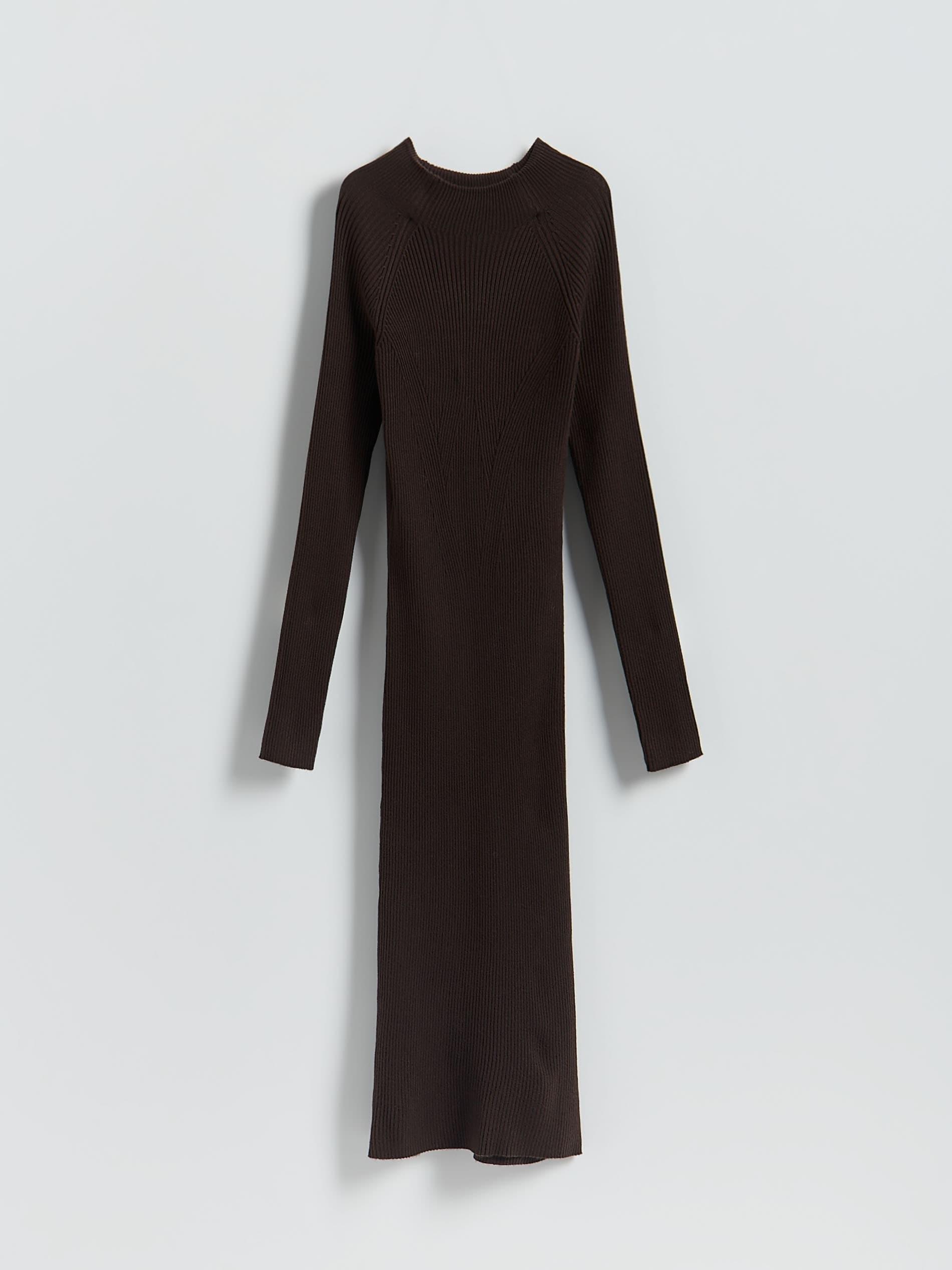Brown Maxi Dress, Brown, large image number 4