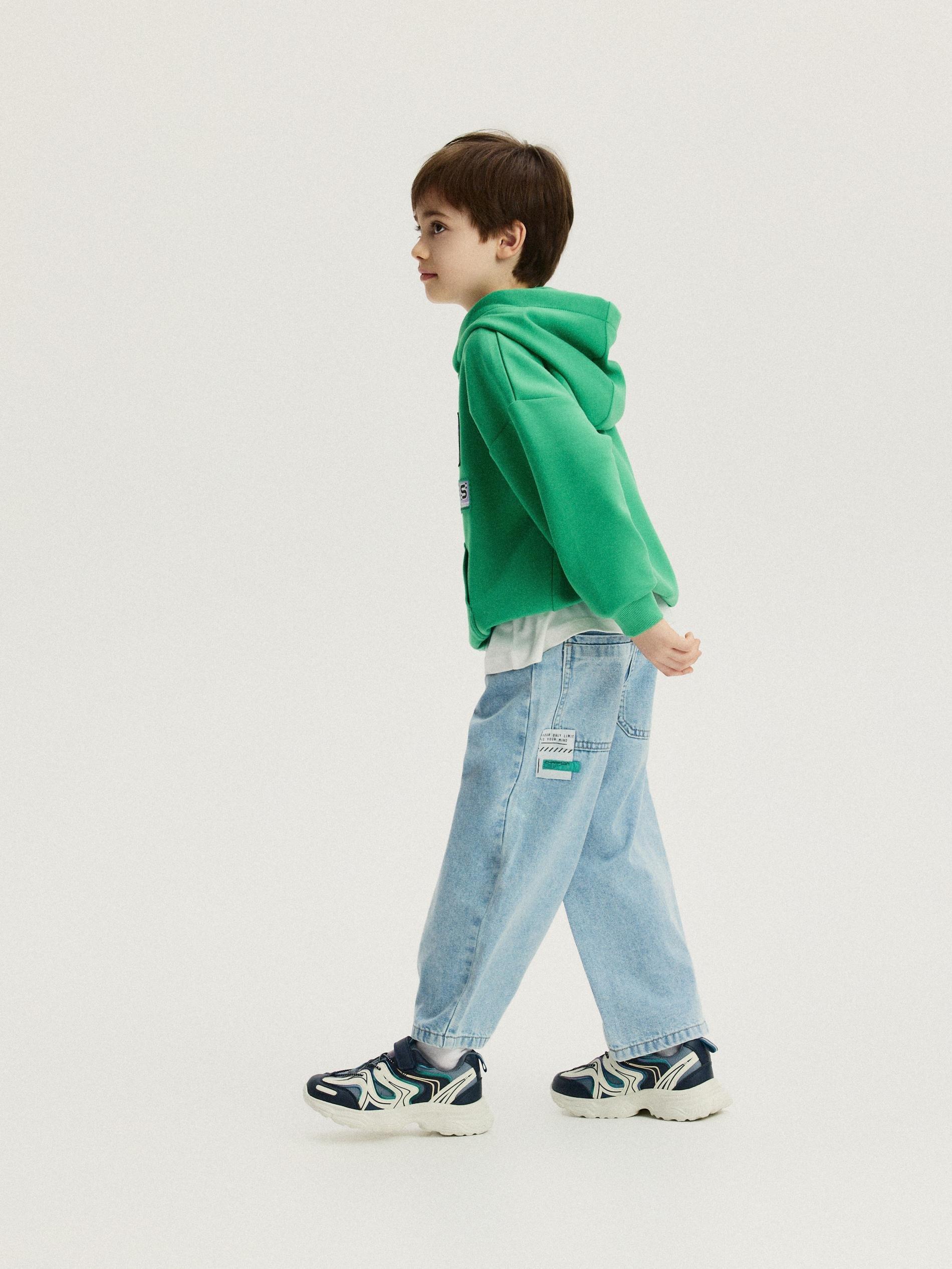 Blue Baggy Jeans, Blue, medium