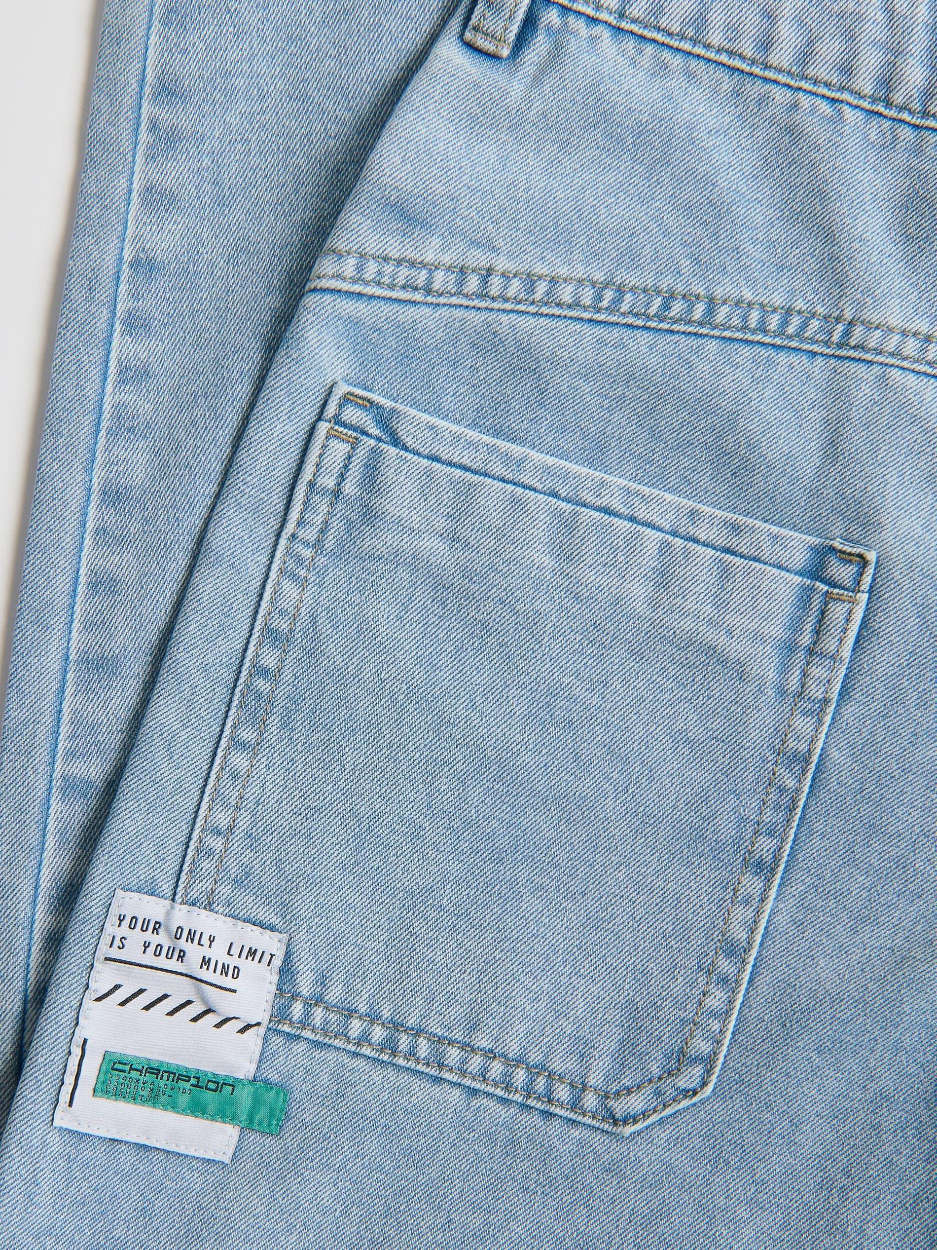 Blue Baggy Jeans, Blue, large image number 3
