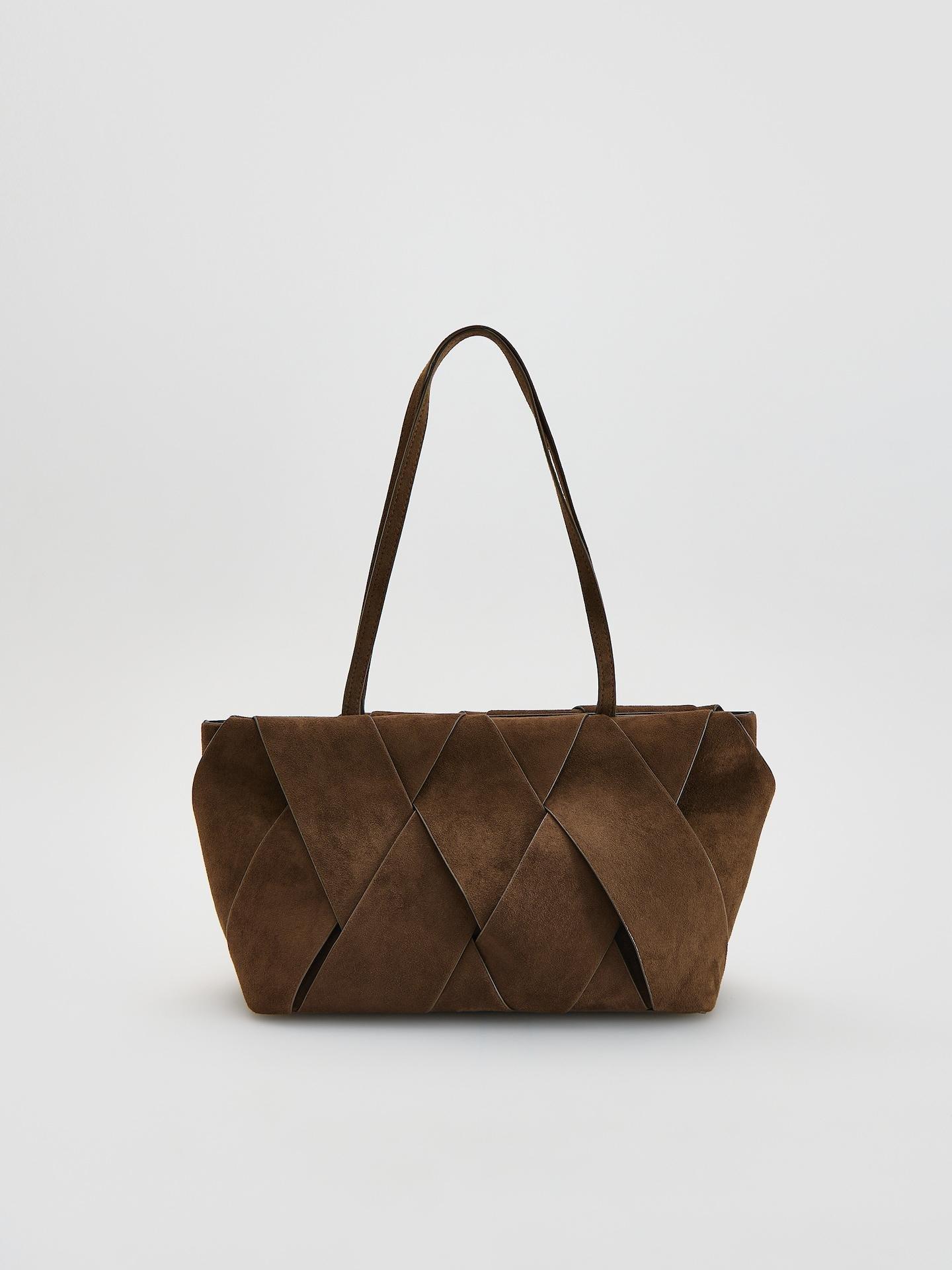 Brown Shoulder Bag, Brown, large image number 0