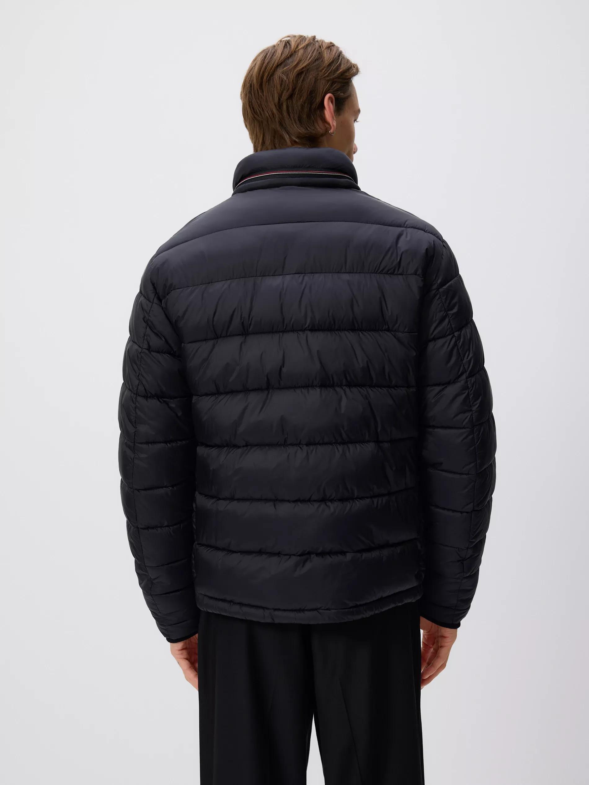BLACK Quilted jacket with folding hood, Black, large image number 2