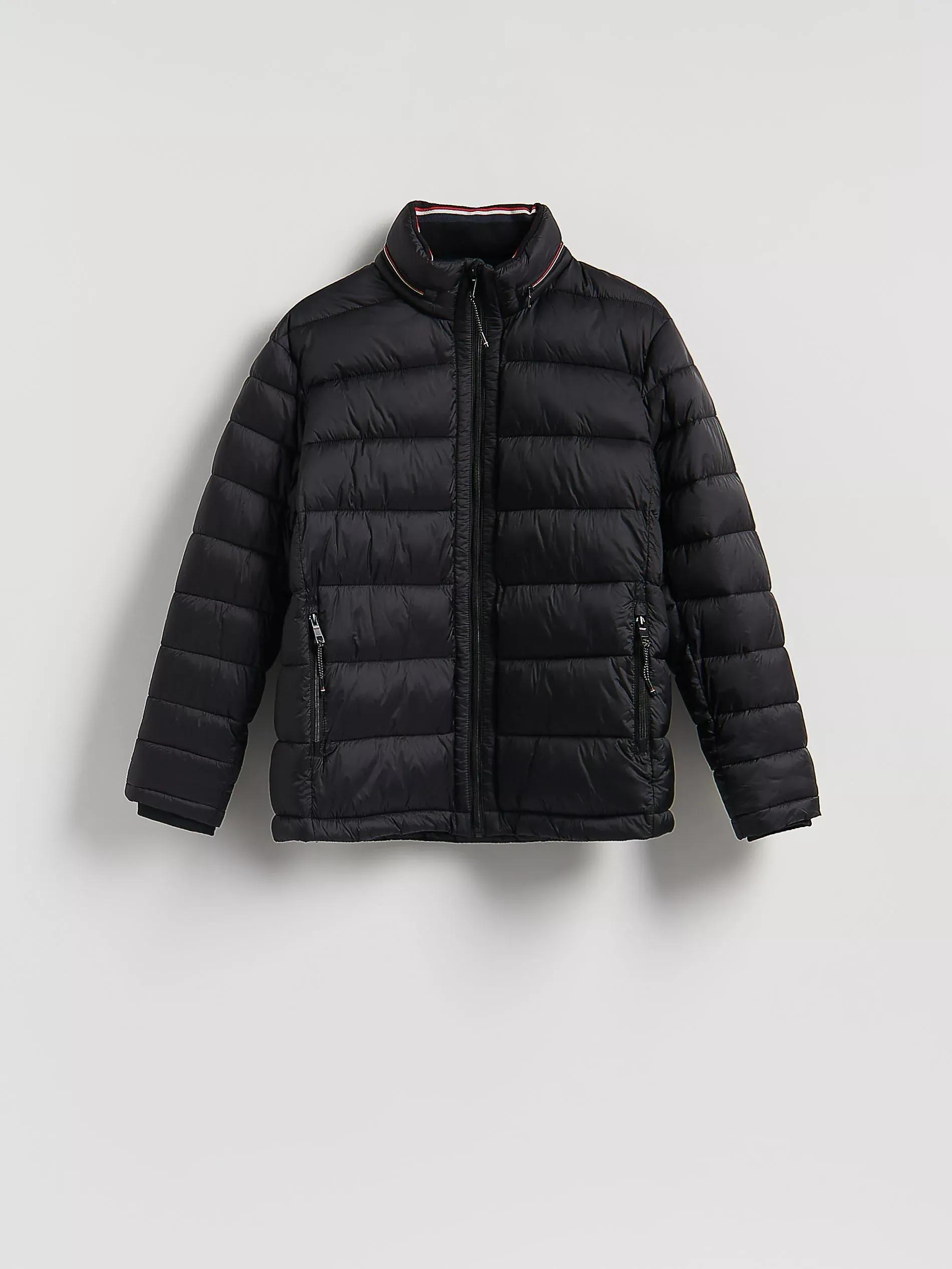 BLACK Quilted jacket with folding hood, Black, large image number 3