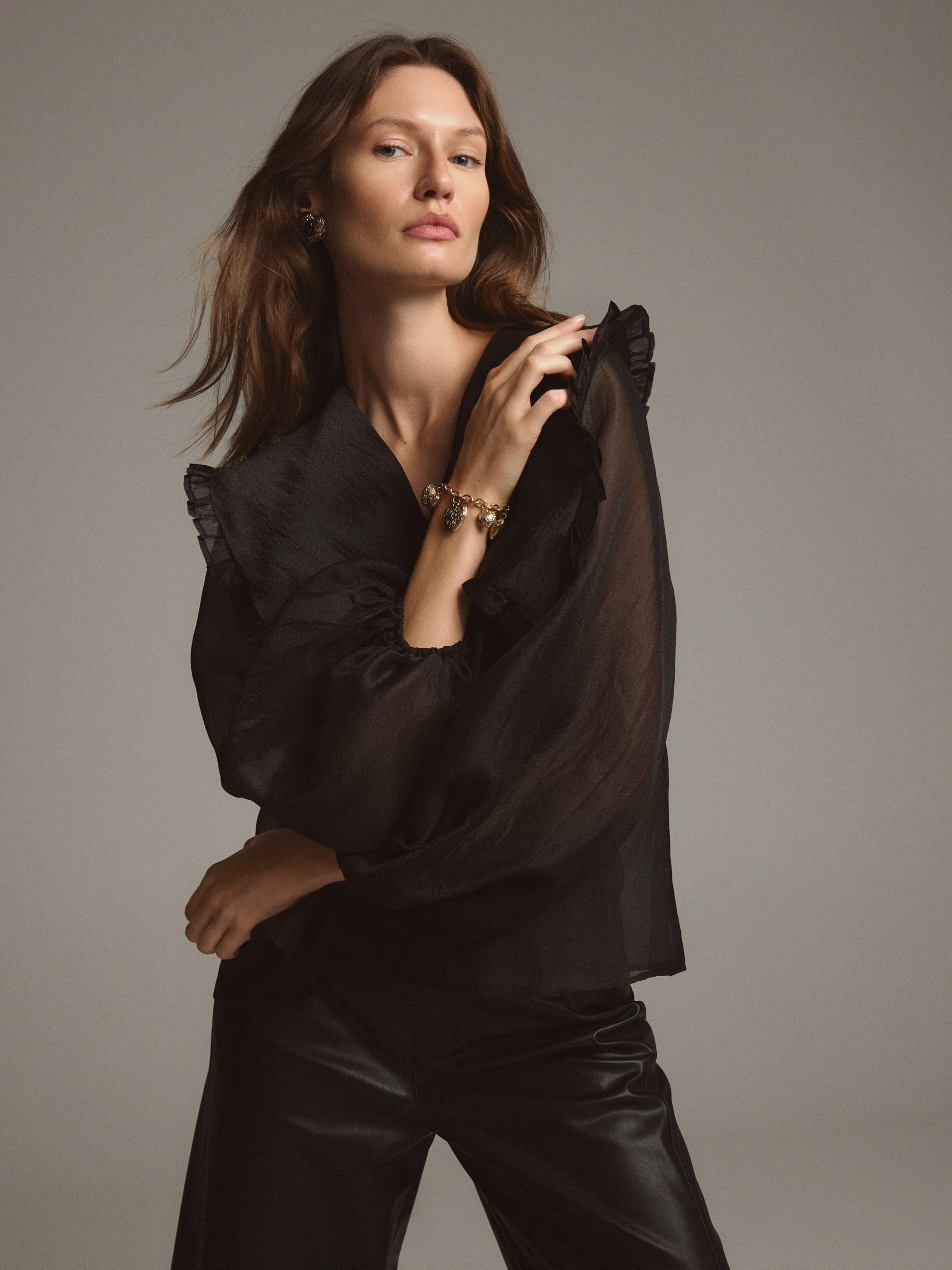 Golden Bracelet With Pendants, Golden, large image number 3