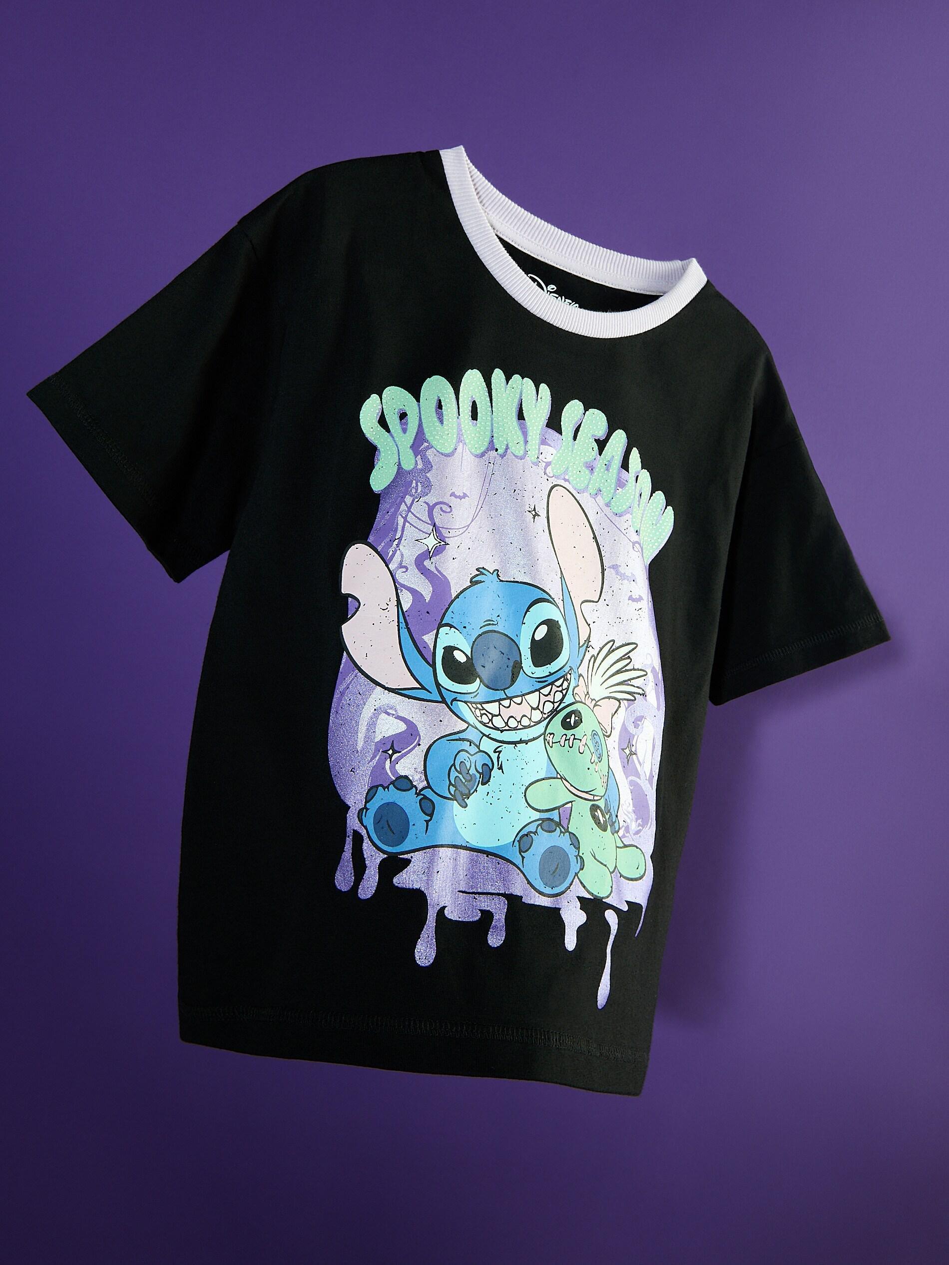 Black Lilo & Stitch T-Shirt, Black, large image number 5