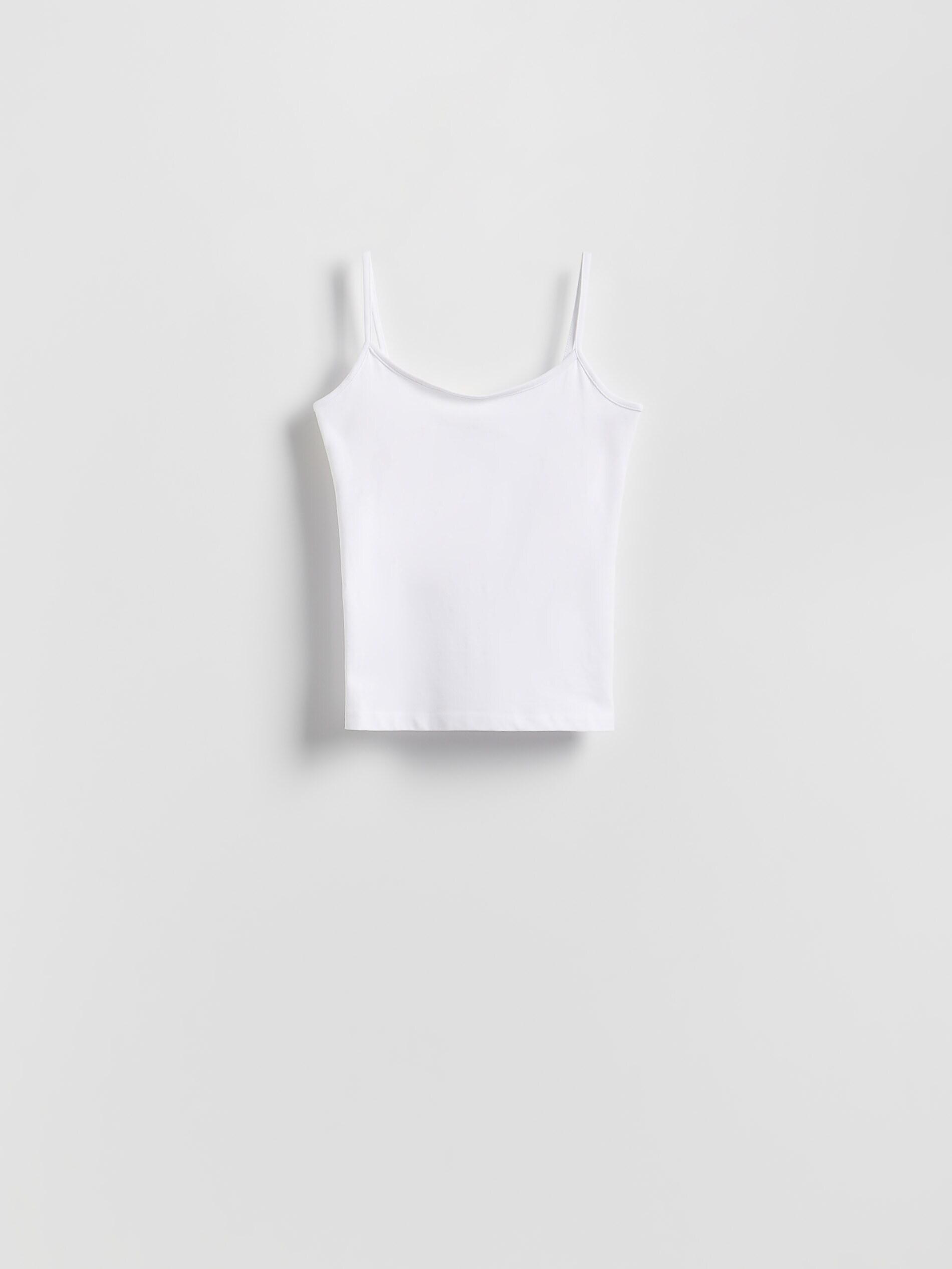 WHITE Cotton top, White, large image number 6