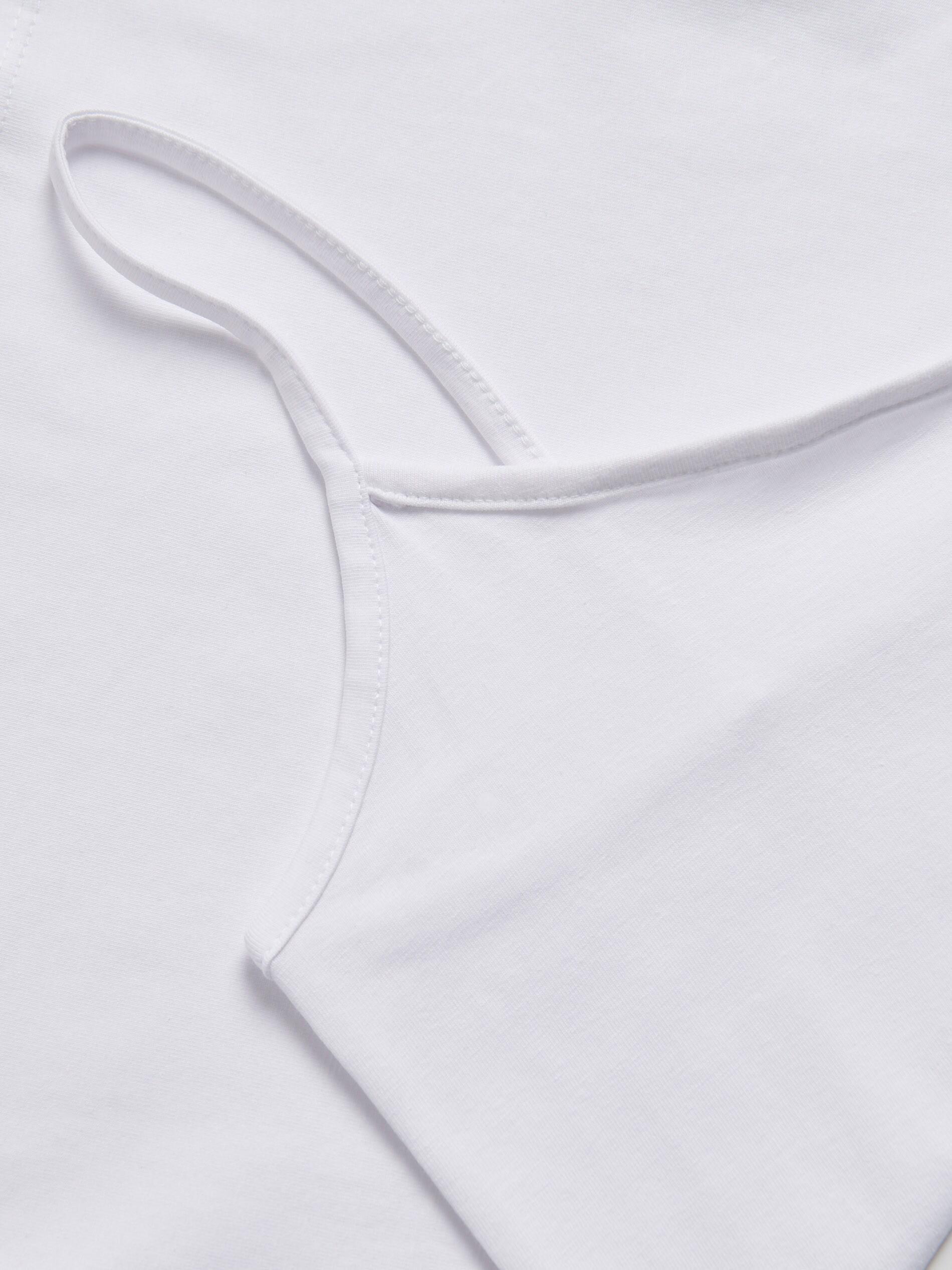 WHITE Cotton top, White, large image number 7