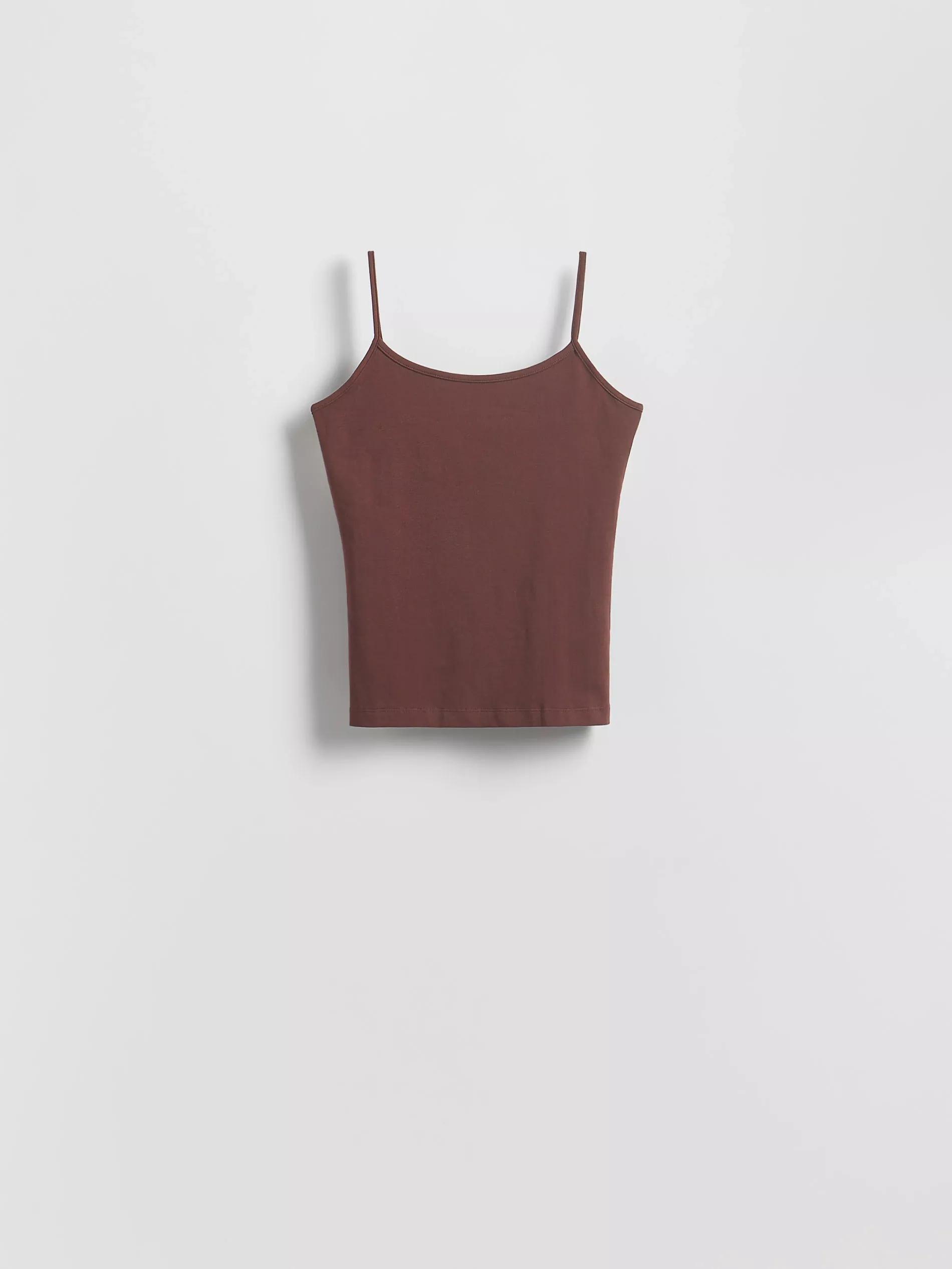 DARK BROWN Cotton top, , large image number 3